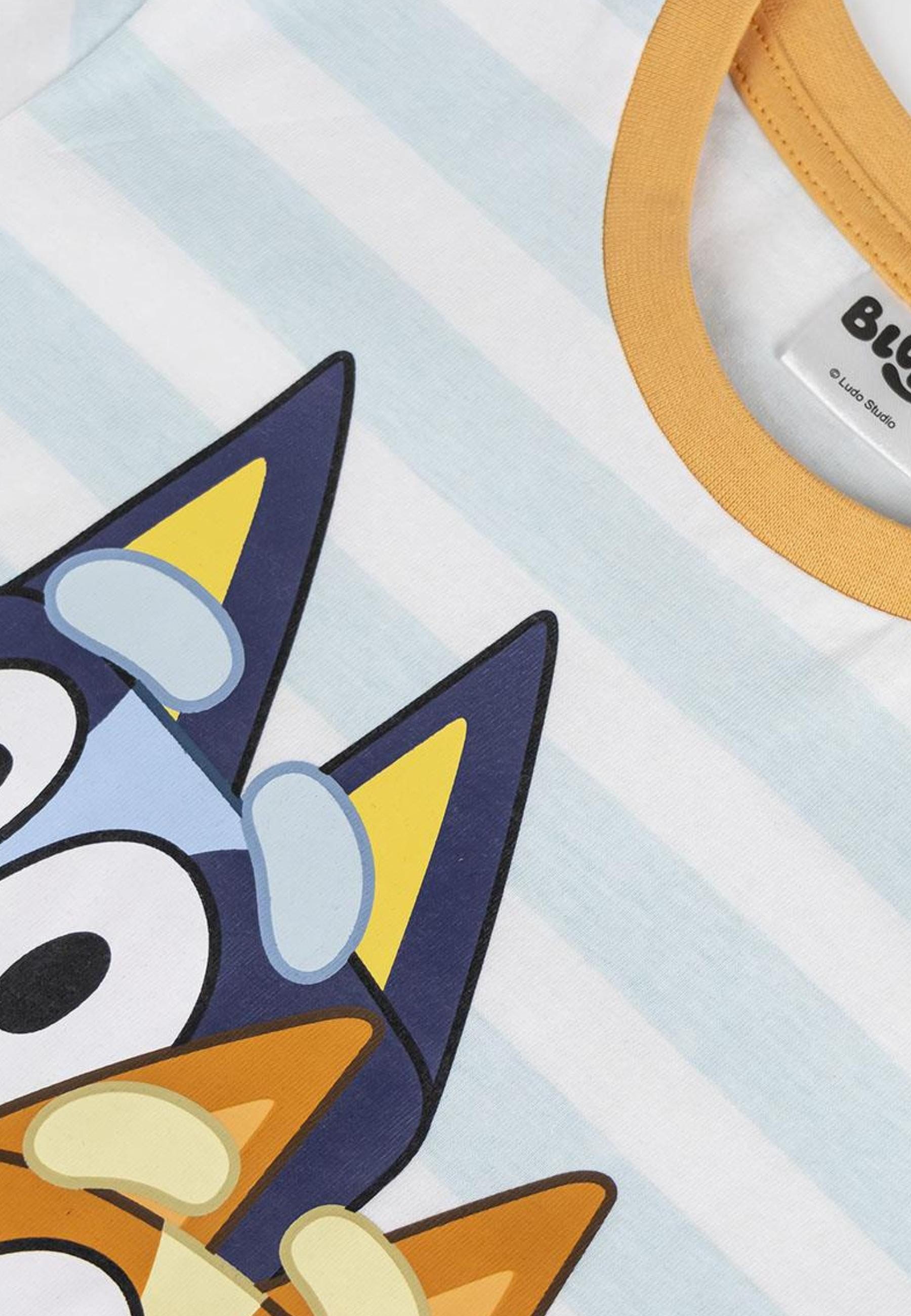 Disney Schlafanzug Bluey Jersey-Schlafanzug kurz (Set)