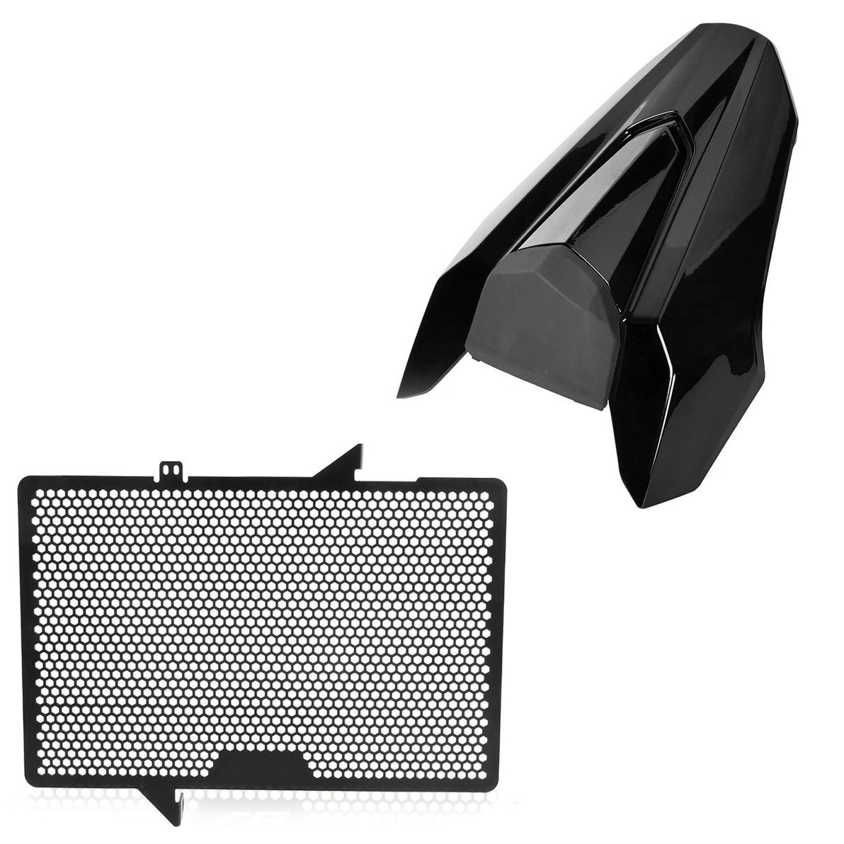 Zaddox Motor-Schutzhülle Kühlerabdeckung passend für Honda CB 650 R 19-20 Kühlergrill KG1 + Soz