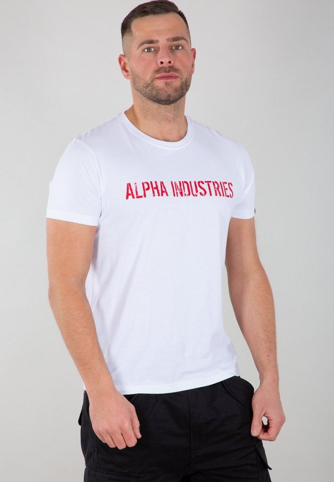 Alpha Industries T-Shirt Alpha Industries Men - T-Shirts RBF Moto T, Alpha  Industries Siebdruck auf der Brust