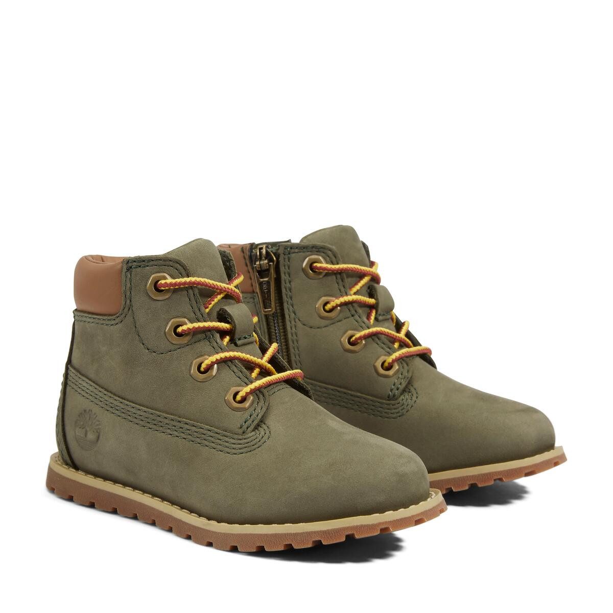 Timberland POKEY PINE MID LACE UP WITH ZIP BOOT Schnürboots (für Kinder) Winterstiefel, Schnürstiefel, Winterschuhe