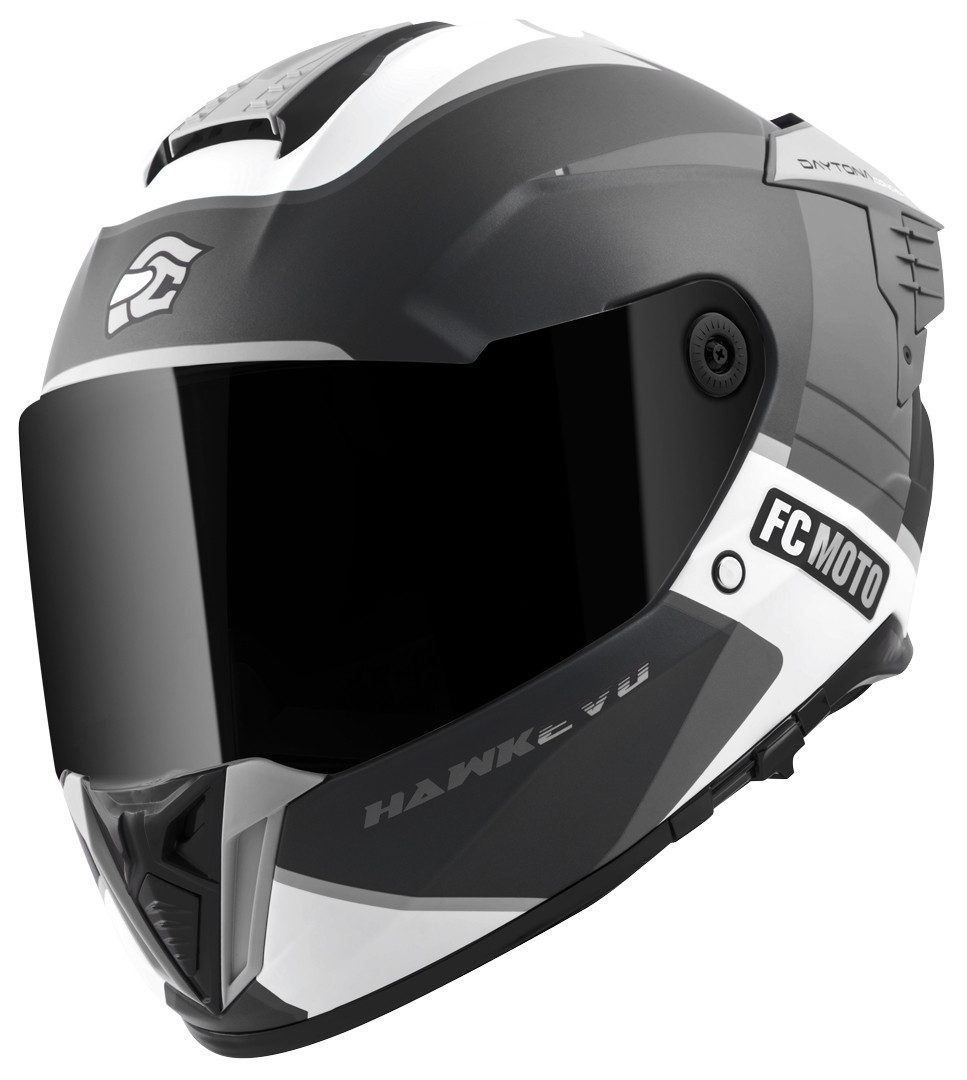 FC-Moto Motorradhelm Hawk EVO-X Helm, Vorbereitet Für Kommunikationssystem,herausnehmbares Innenfutter