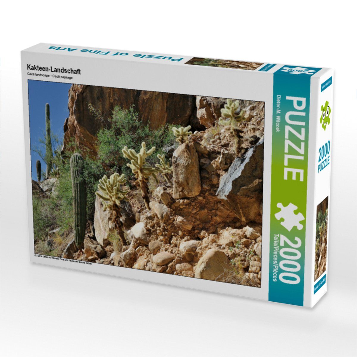 Kakteen-Landschaft Puzzle 2000 CALVENDO x von Puzzle Bild 67 cm Puzzleteile Foto-Puzzle 2000 Dieter 90 Lege-Größe Wilczek, CALVENDO Teile