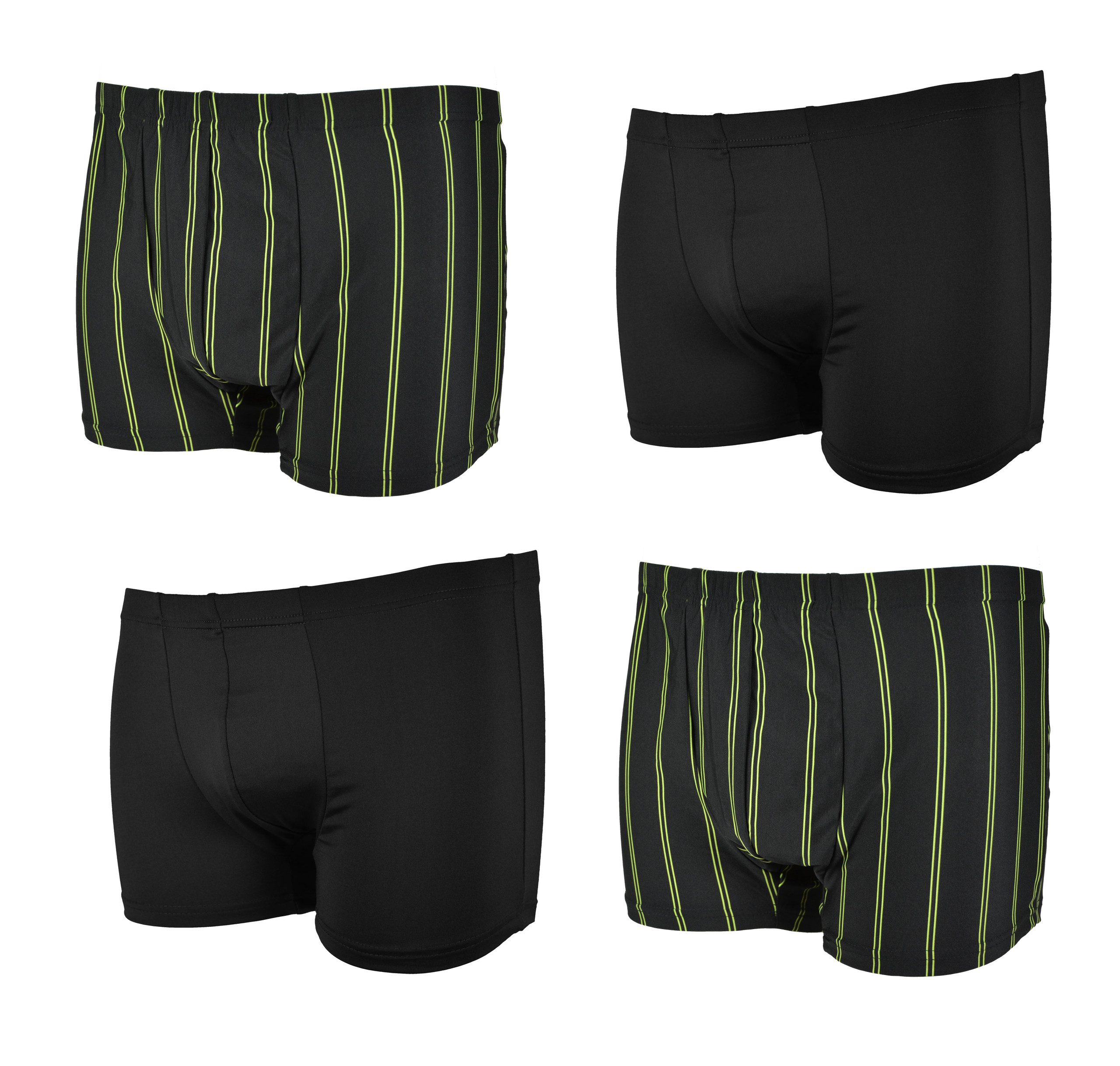 frank fields Boxershorts Boxershorts Eng anliegend bunt bunte Boxer Shorts Unterhose bunt bunte (4-St) mit Logo am Bund