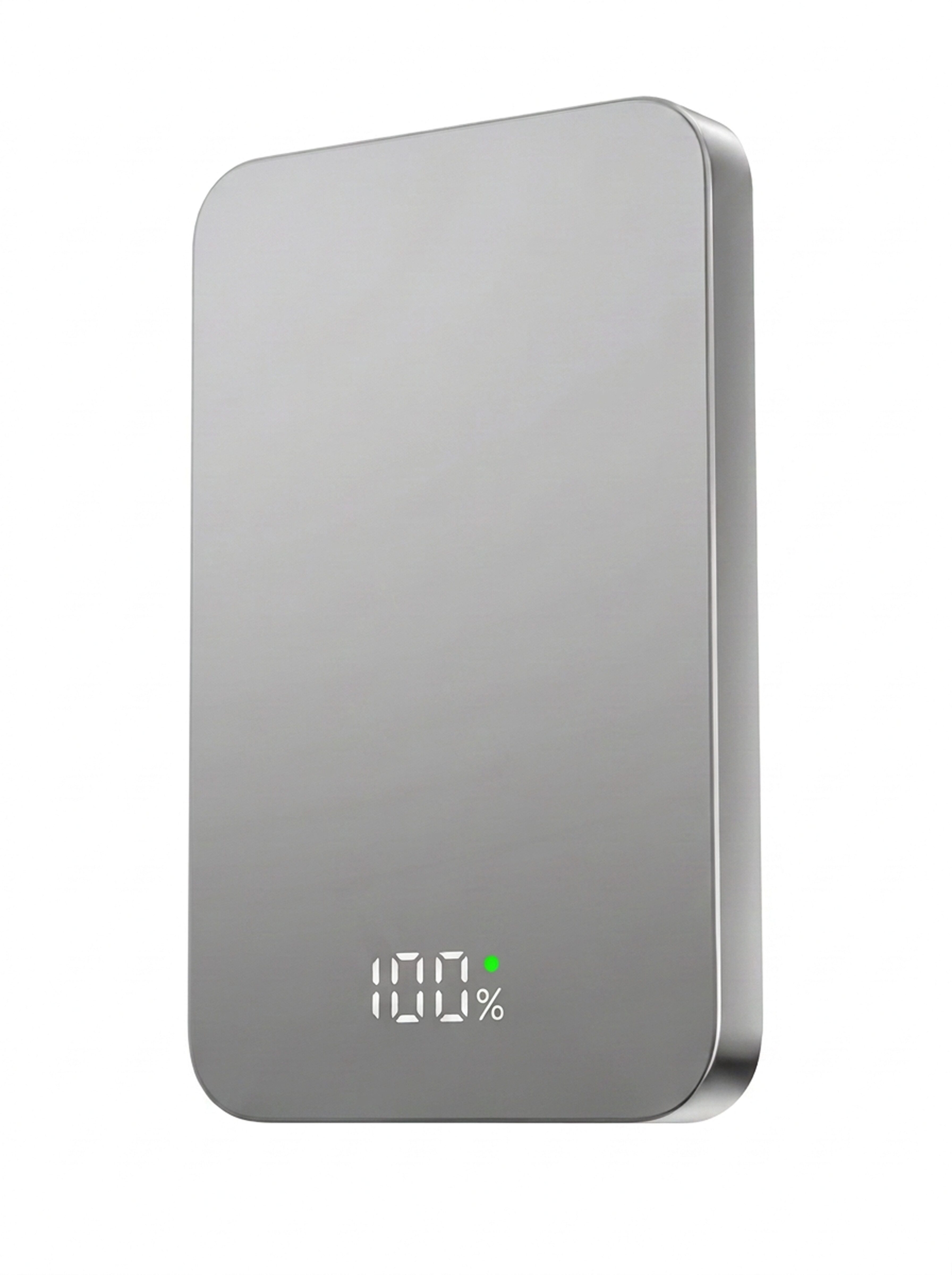 Futurea MagSafe Akku Powerbank für Apple iPhone 17 16 15 14 13 12 Pro Max Air Powerbank 5000 mAh, Magnetisch Aluminium mit USB-C LED-Anzeige & 15W kabellos Schnellladen
