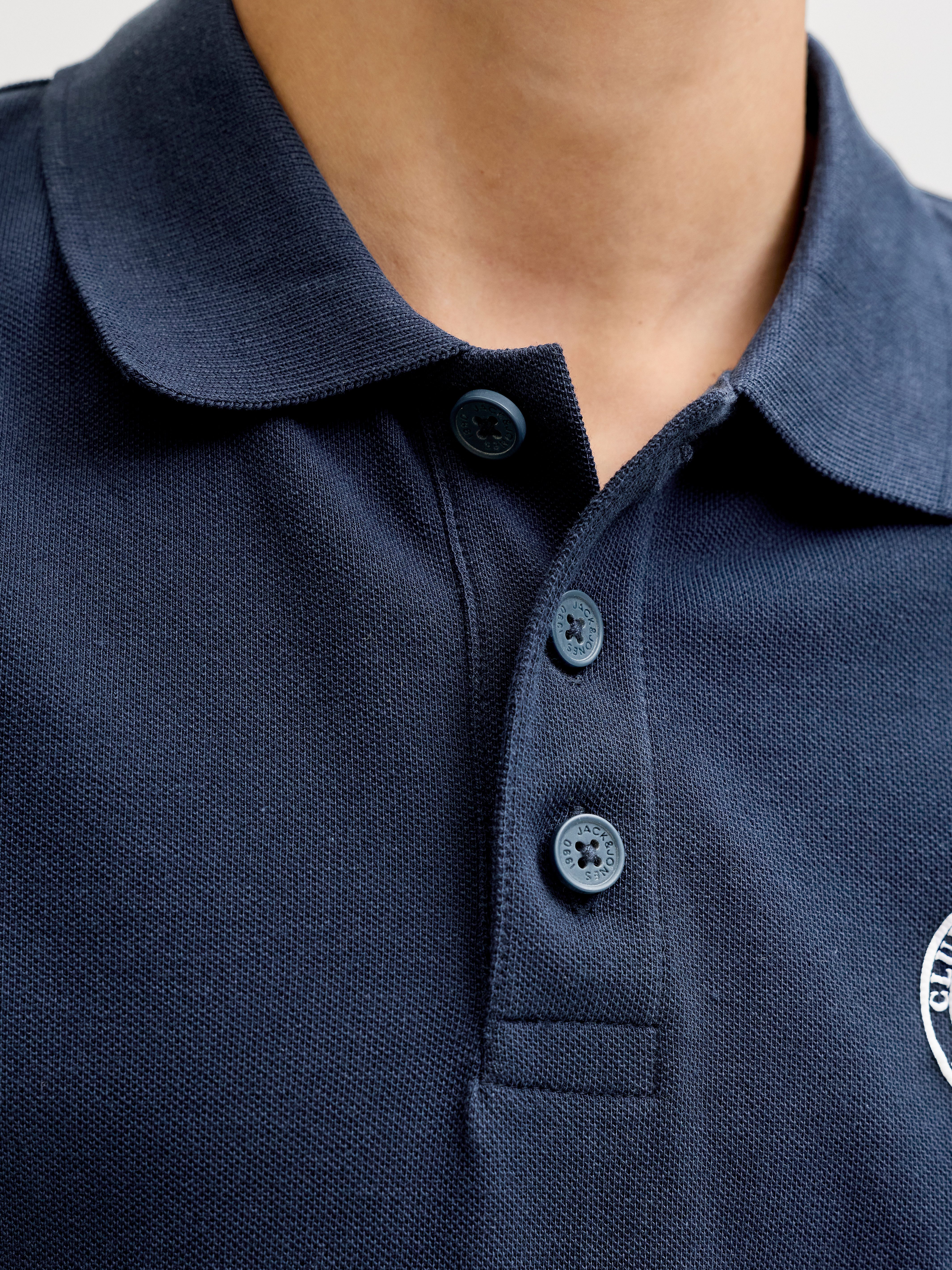 Jack & Jones Junior Poloshirt JJALLIANCE POLO SS JNR mit Knopfleiste