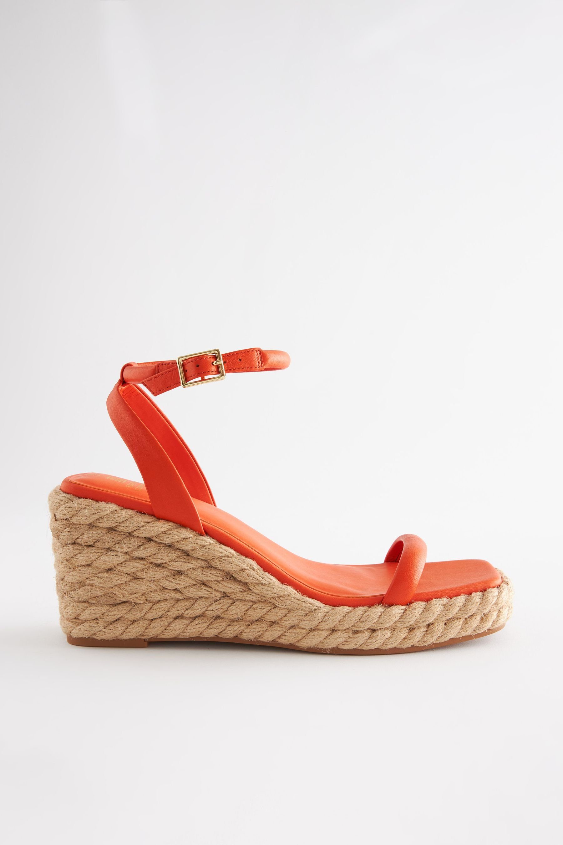 Next Forever Comfort® Espadrilles mit Keilabsatz Keilsandalette (1-tlg) Orange