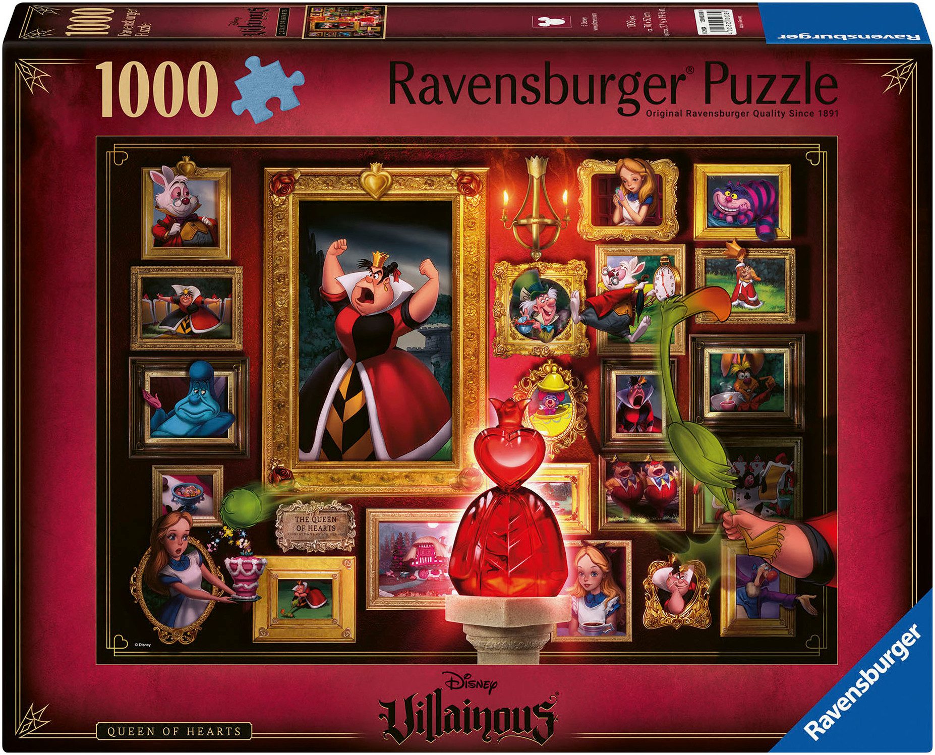 Ravensburger Puzzle Disney Villainous, Queen of Hearts, 1000 Puzzleteile, M günstig online kaufen