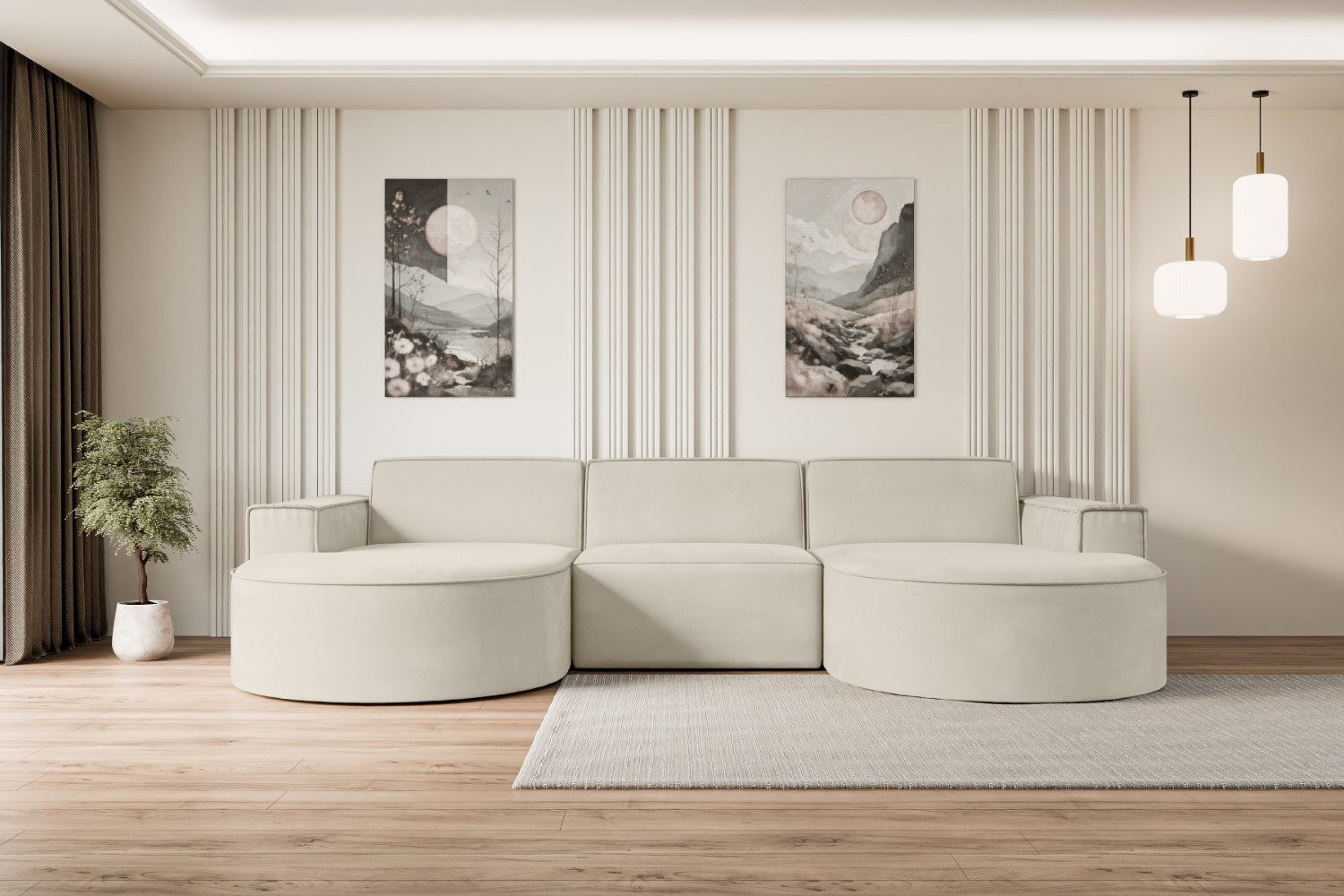 ALTDECOR Wohnlandschaft MARI-U1, Sofa Praktische Bequeme günstig online kaufen