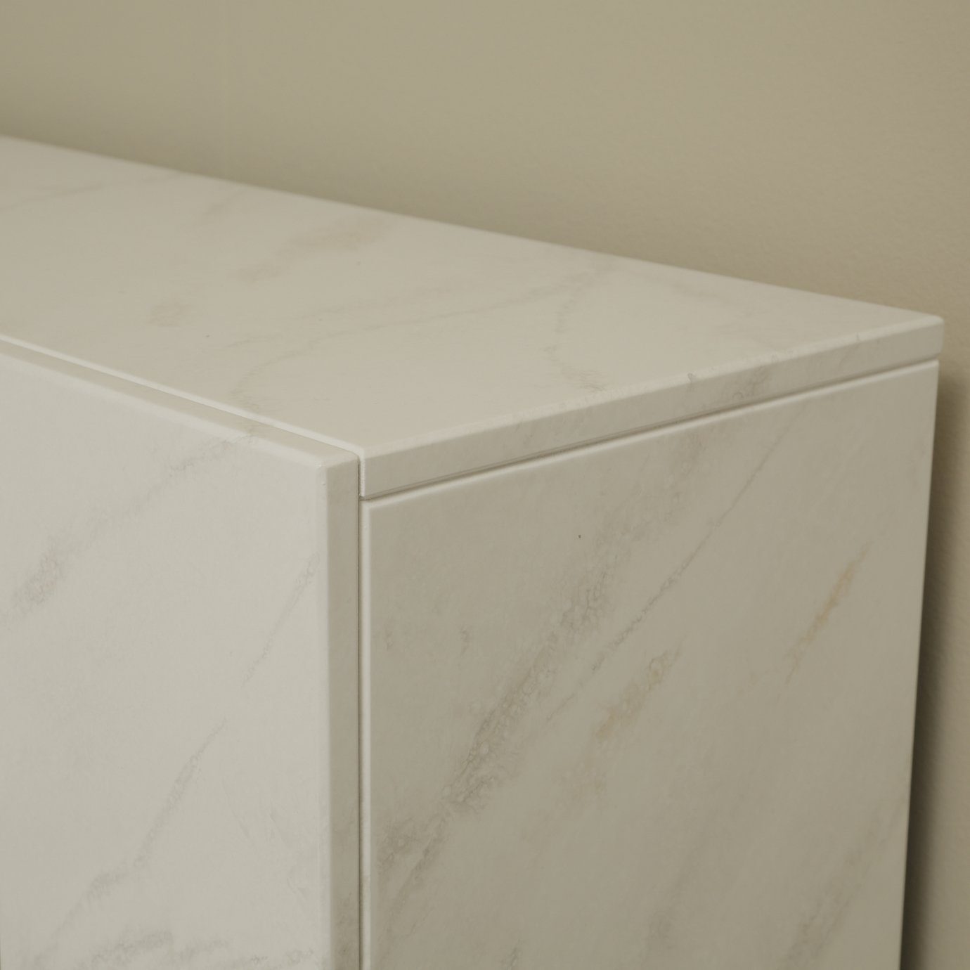 Albero Elektrokamin Elektrokamin IV" beige grau weiß marmoriert "Lorina 106x95x42cm