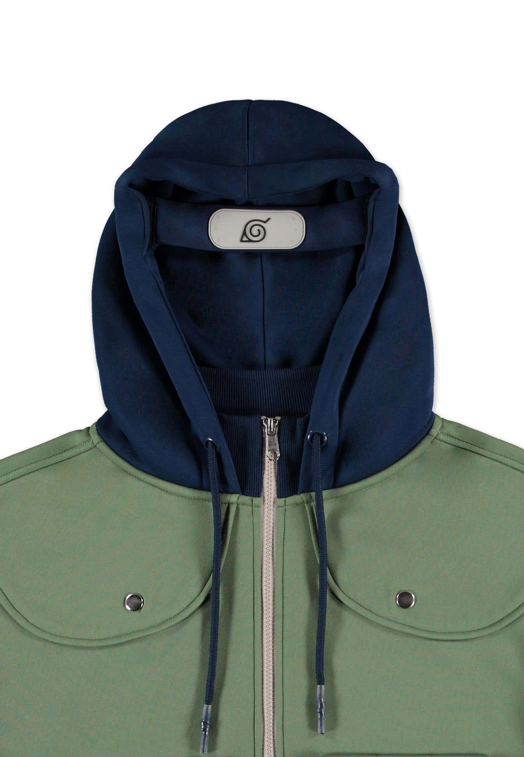Naruto Kapuzensweatshirt Kakashi Line Art Hoodie Manga Anime Hatake Shinobi