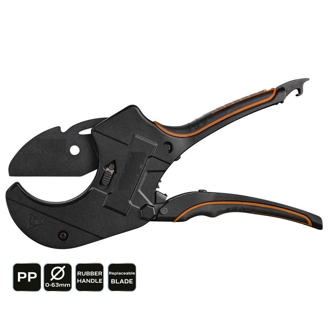TRIZERATOP Rohrschneider PE-Schere, Rohrschere, Rohrschneider 0-63mm
