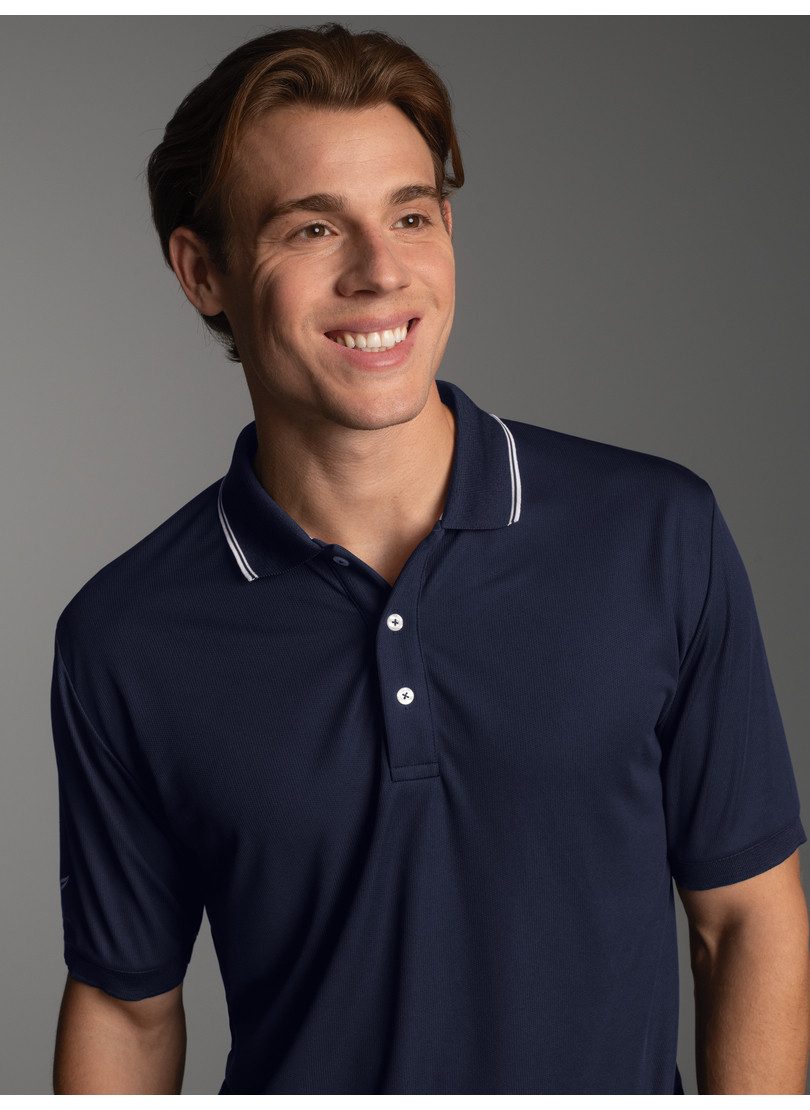 Trigema Poloshirt TRIGEMA Poloshirt aus atmungsaktivem COOLMAX®-Material (1-tlg)