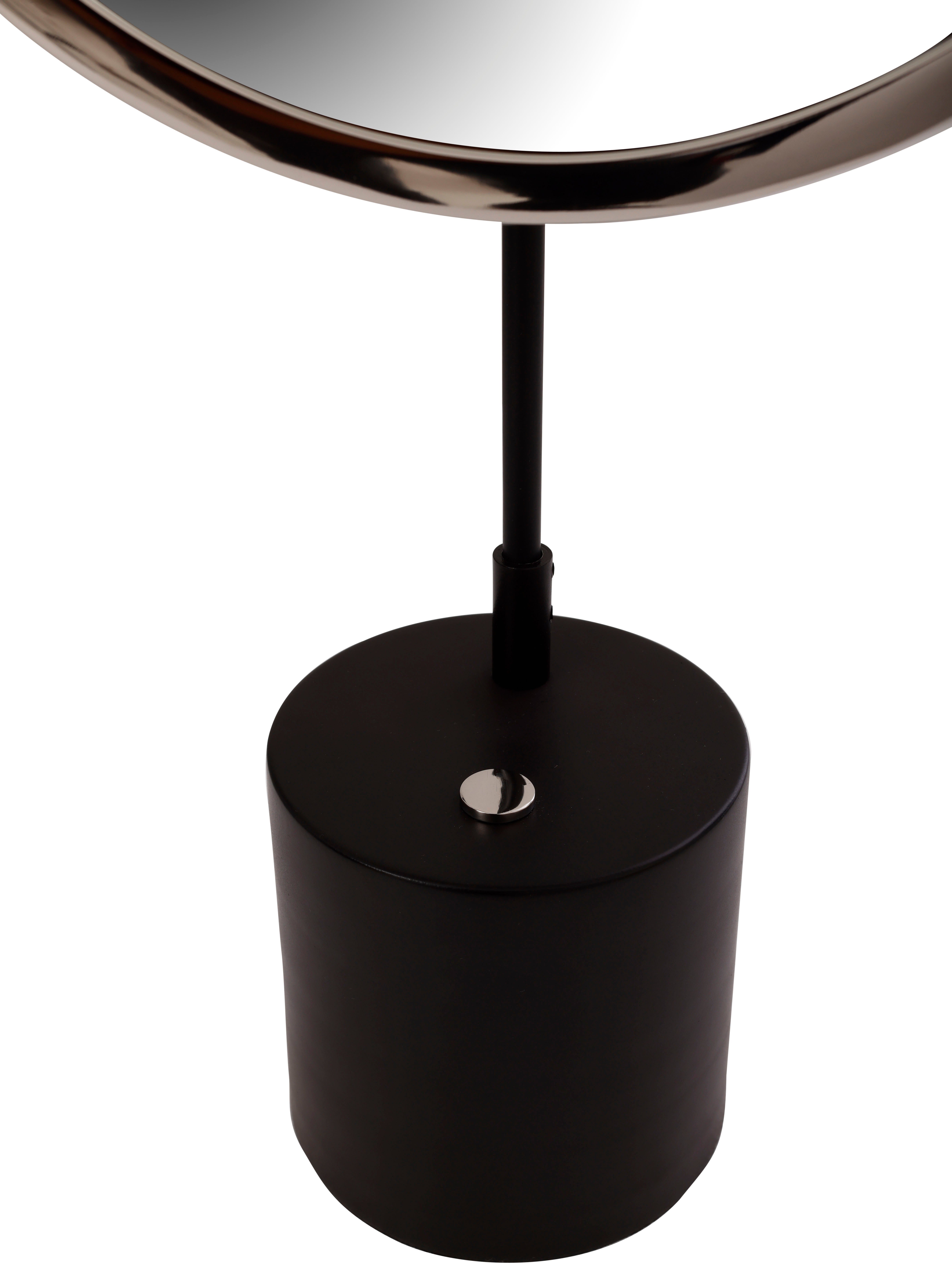 Eleganca Dekospiegel (1-St), schwarz/silberfarben Kayoom 225 Standspiegel Tischspiegel