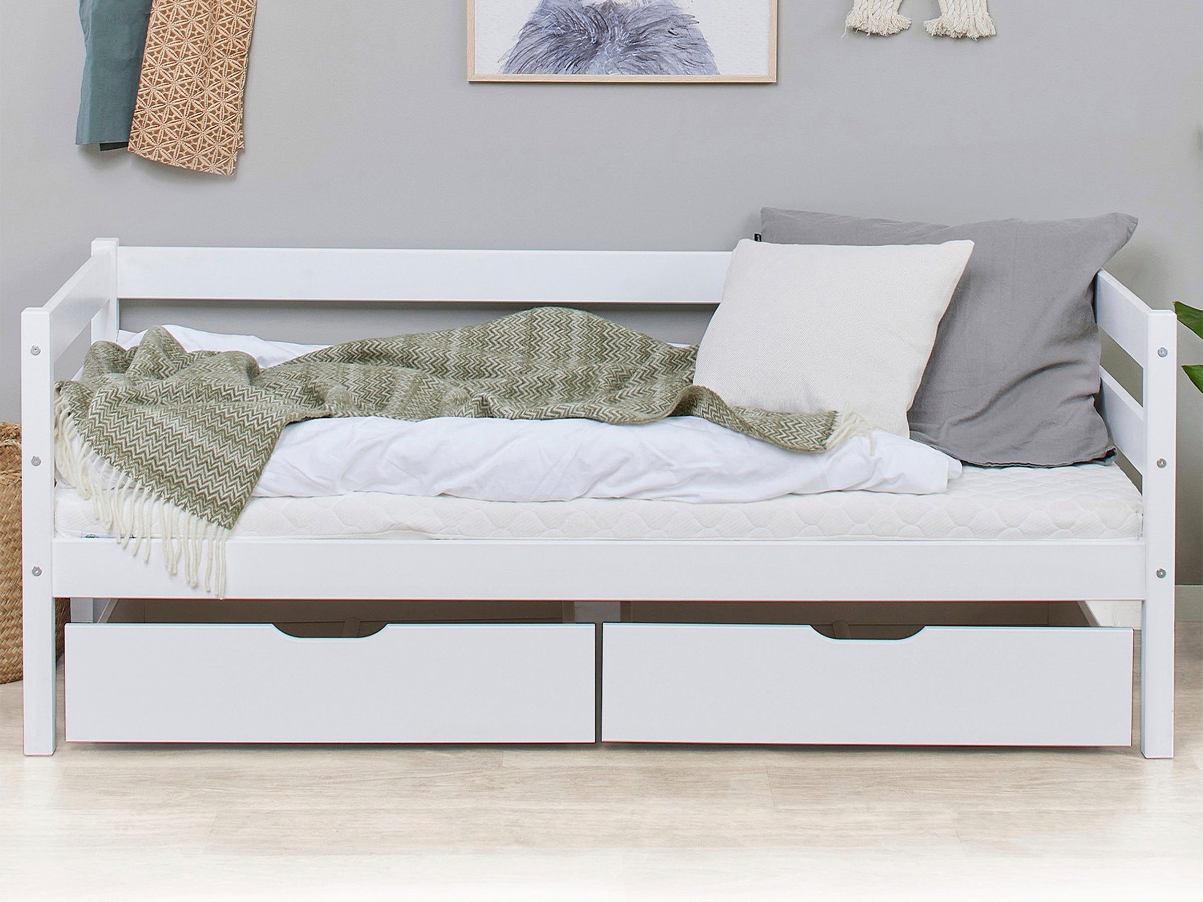 Hoppekids Bettschubkasten ECO Comfort (2 St), auf Rollen in verschiedenen F günstig online kaufen