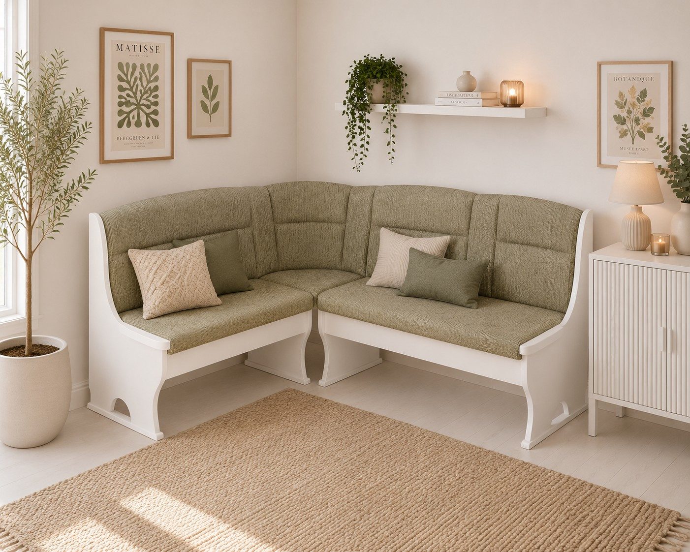 moebel-direkt-online Eckbank Eckbank mit Stauraum. Schenkelmaße 125x165 cm