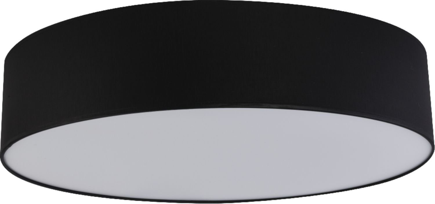 Licht-Erlebnisse Deckenleuchte »RONDO«, Deckenlampe Schwarz Stoffschirm  Ø60cm groß E27 Schlafzimmer online kaufen | OTTO
