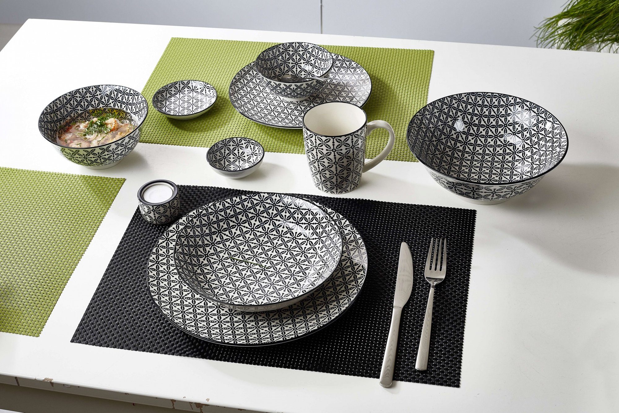 Ritzenhoff & Breker Столовый сервиз Takeo (12-tlg), 6 Personen, Keramik