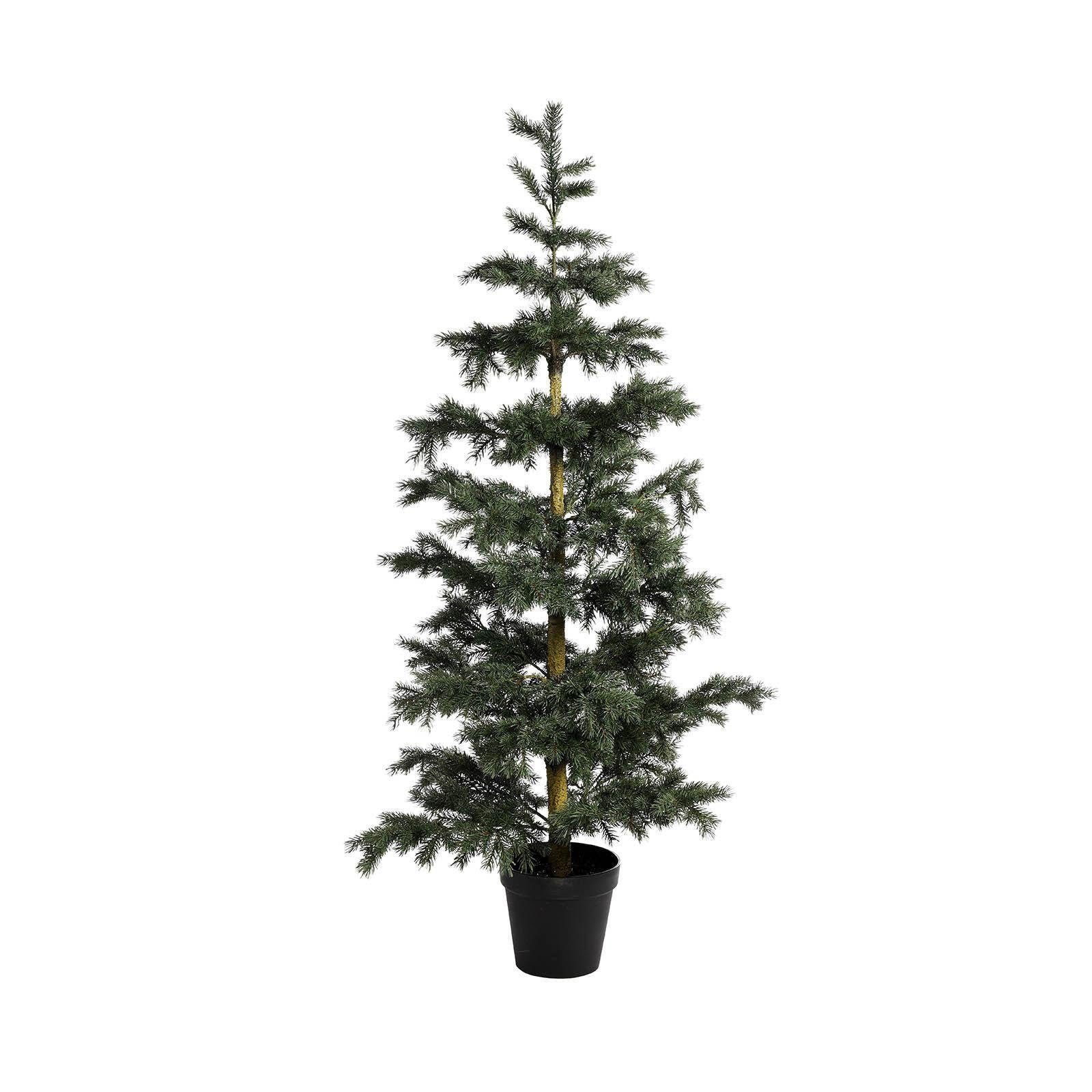 Depot Künstlicher Weihnachtsbaum Kunst-Tannenbaum im Topf Icy, aus  Polyethylen, Draht, H 150 Zentimeter