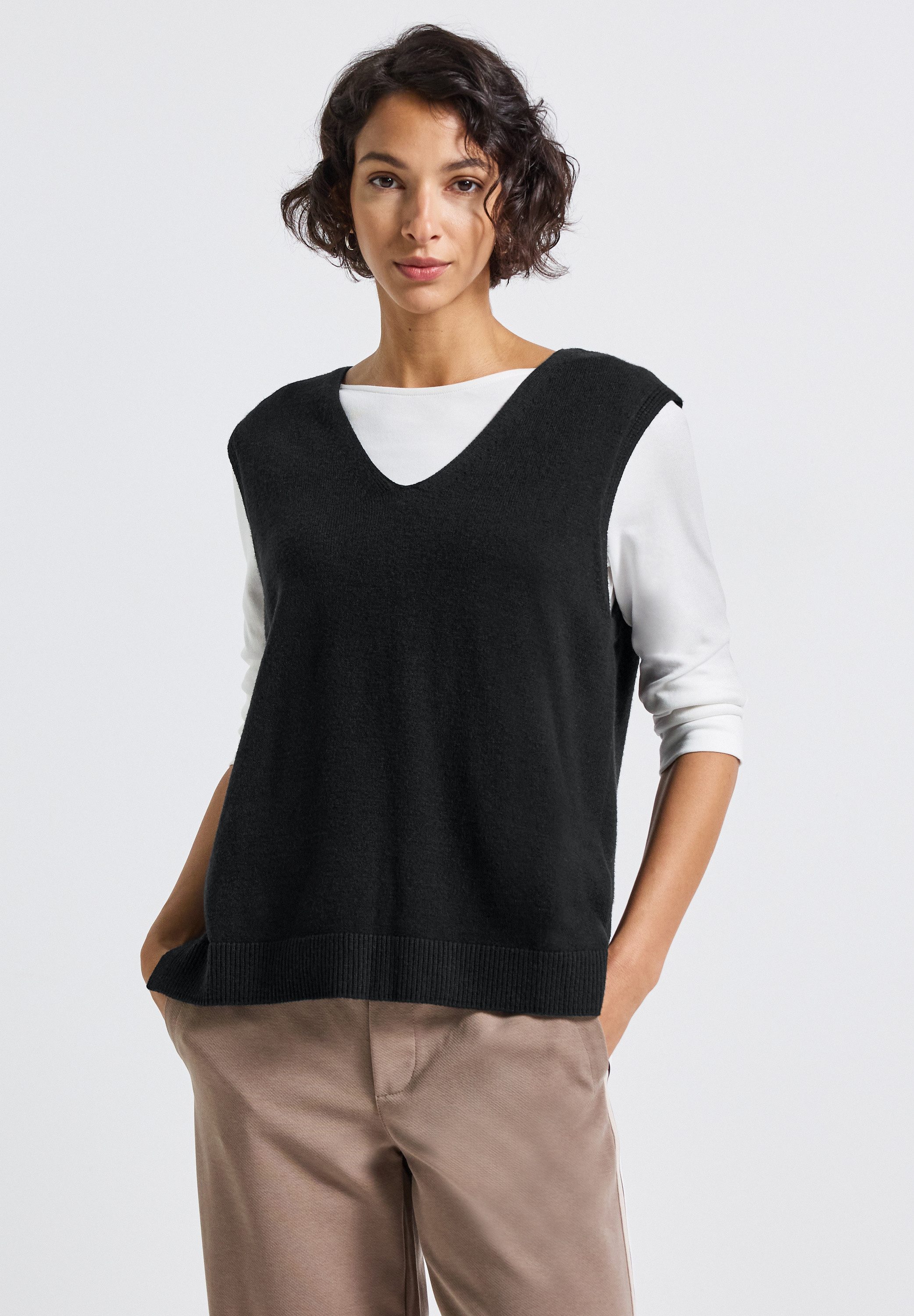Kurzarmpullover