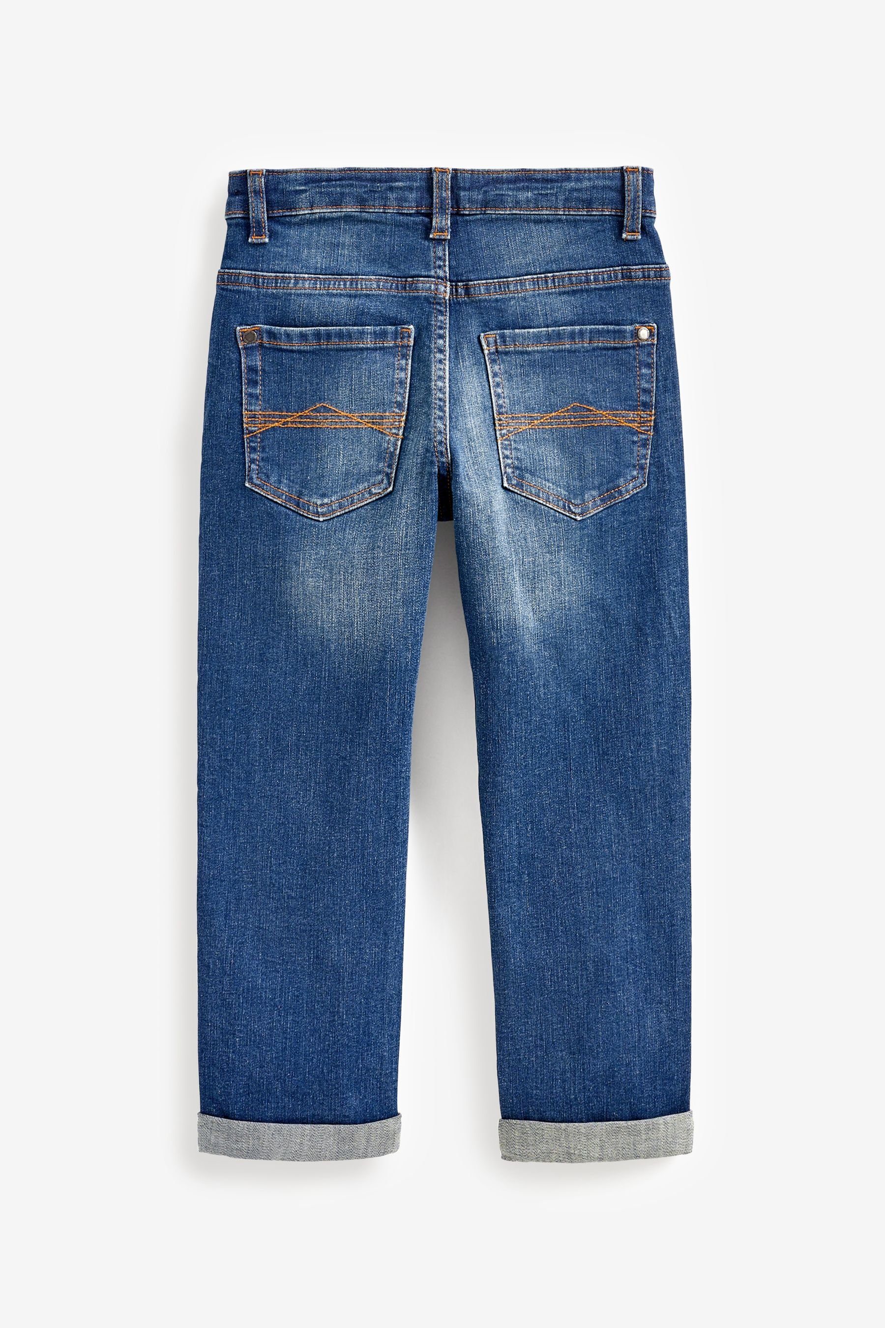Next Loose-fit-Jeans Loose Fit Jeans (1-tlg) fünf Blue Taschen mit