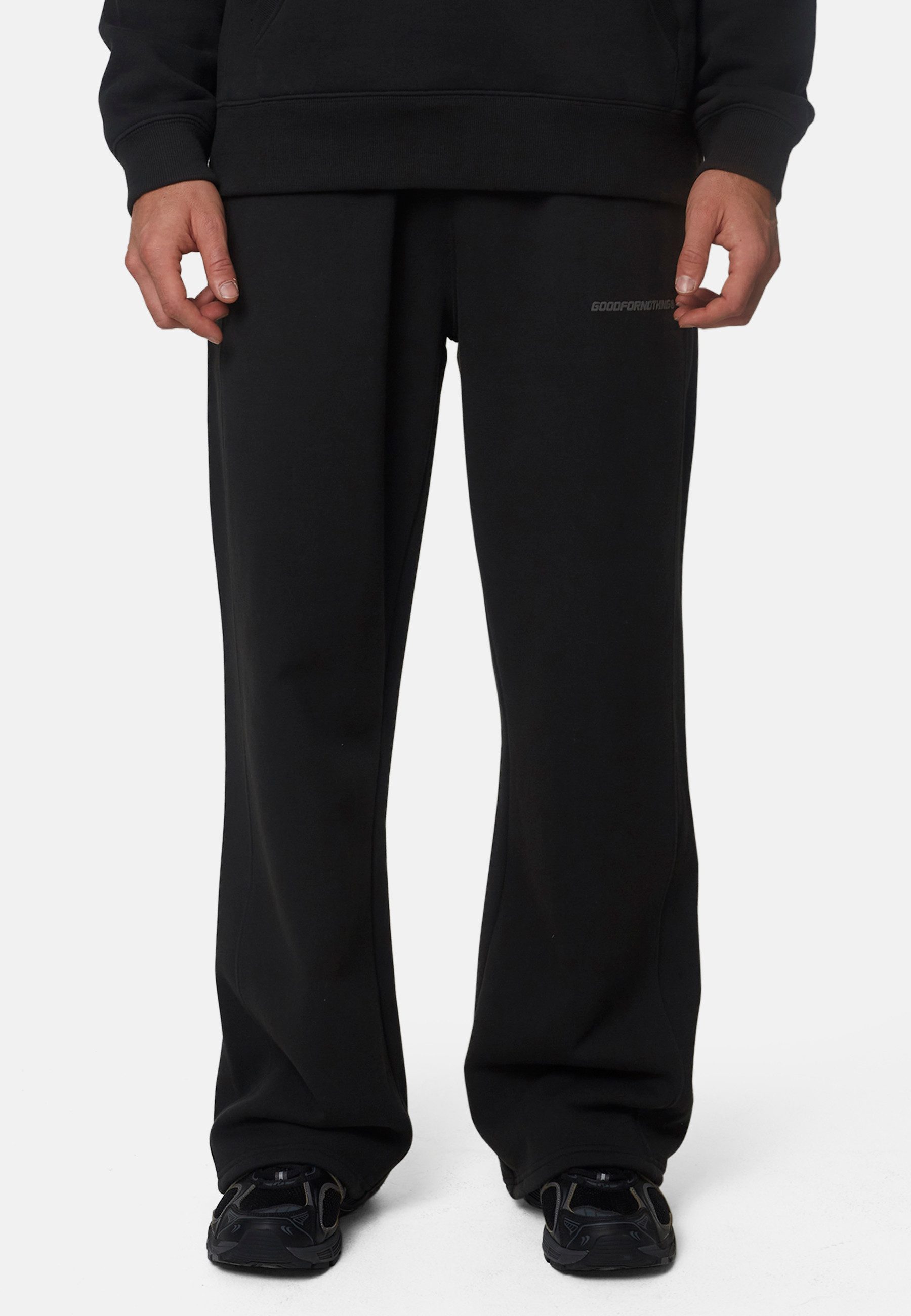 Good For Nothing Jogginghose Essential Jogginghose aus Baumwolle für Herren Oversize-Jogginghose mit hoher Taille und außenliegendem Kordelzug