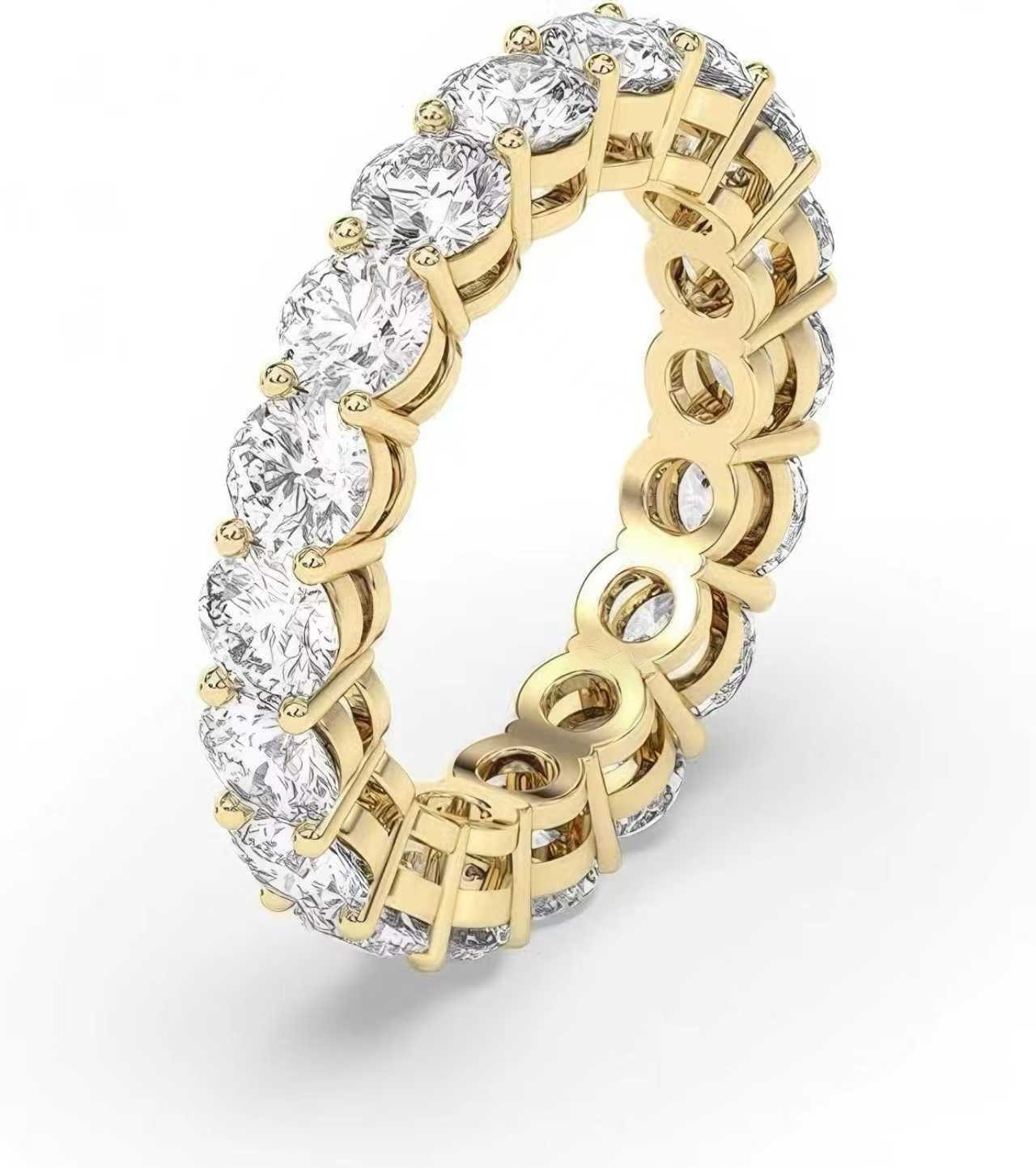 Diamantring ring gold damen 585 echtgold,eheringe,labordiamant,promise ring