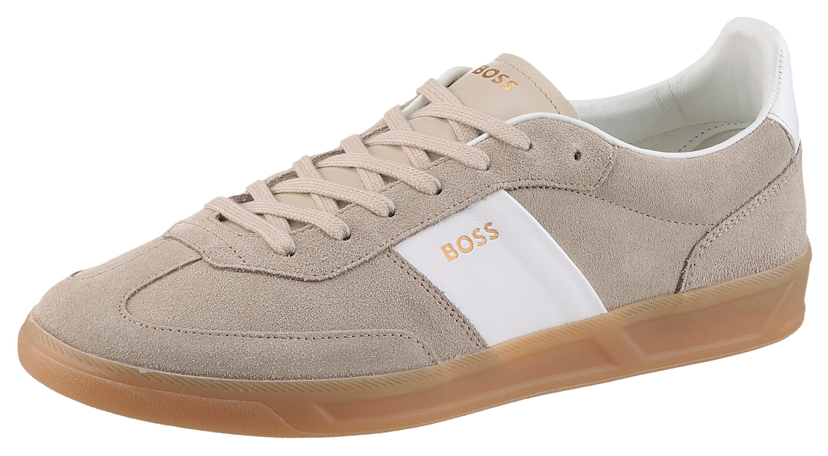 BOSS Brandon_tenn Sneaker mit Kontrastdetails, Freizeitschuh, günstig online kaufen
