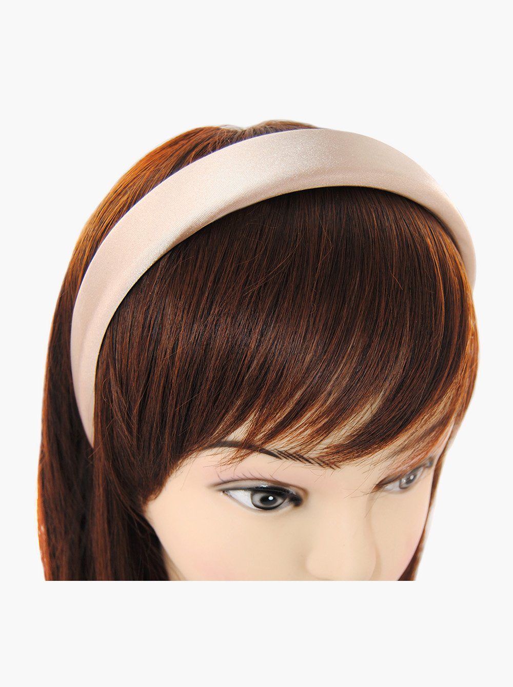 axy Haarreif Haarreif mit Stoff gepolstertes Candy Colours, Vintage Damen Haareifen Haarband Satin Bezogen