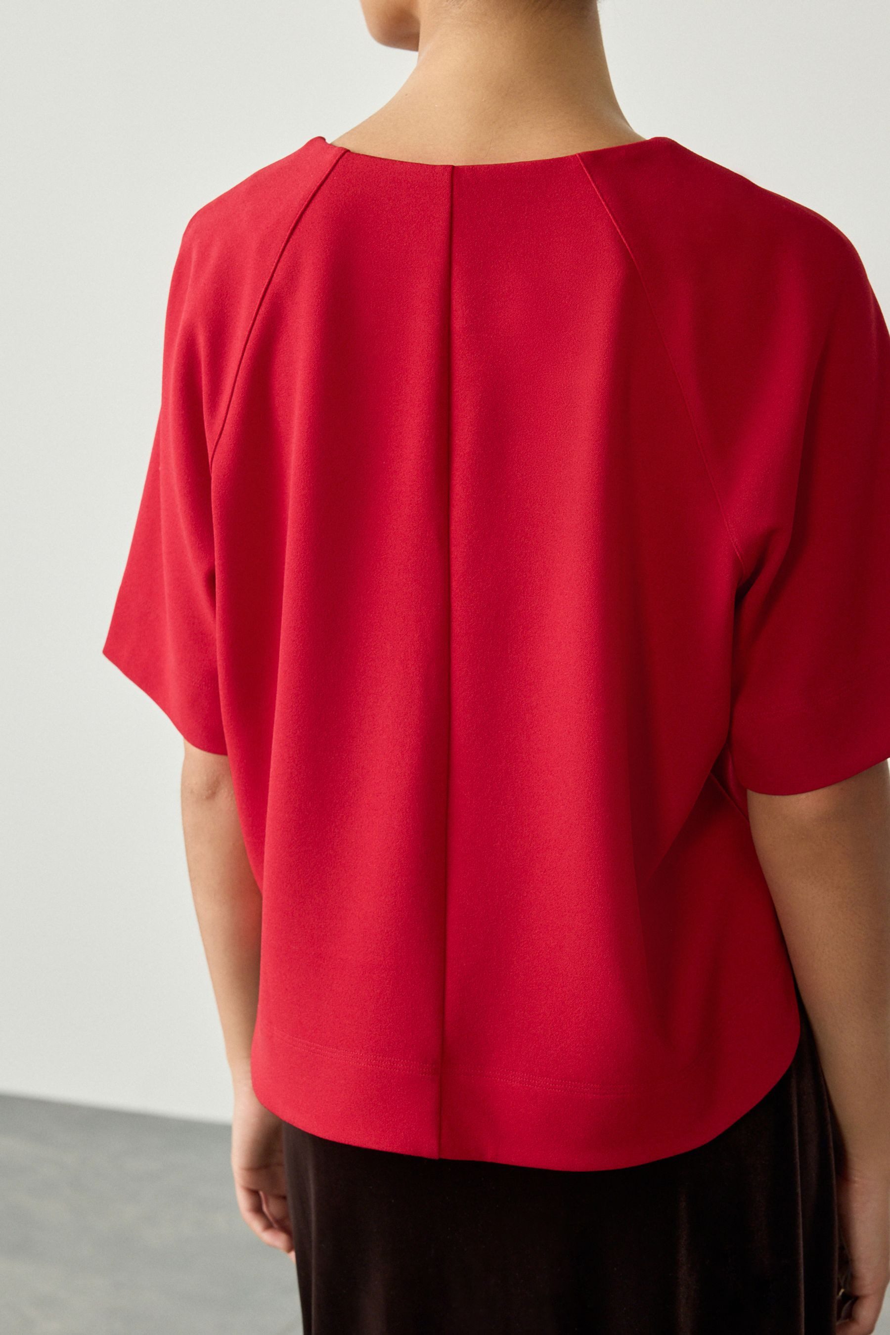 Next T-Shirt Kurzärmliges, kastiges T-Shirt (1-tlg) günstig online kaufen