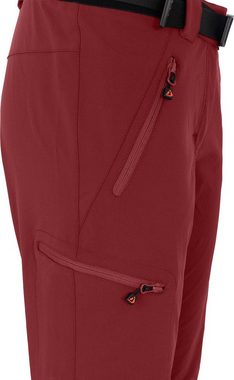 Bergson Outdoorhose TUULIKKI Damen Wanderhose, robust, bielastisch, Normalgrößen, Tomaten rot