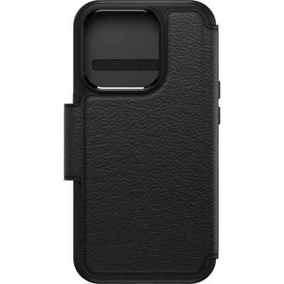 Otterbox Flip Case Strada Hülle für Apple iPhone 15 Pro für MagSafe, stoßfest, sturzsicher,Premium Lederfolio, 3x getestet nach Militärstandard