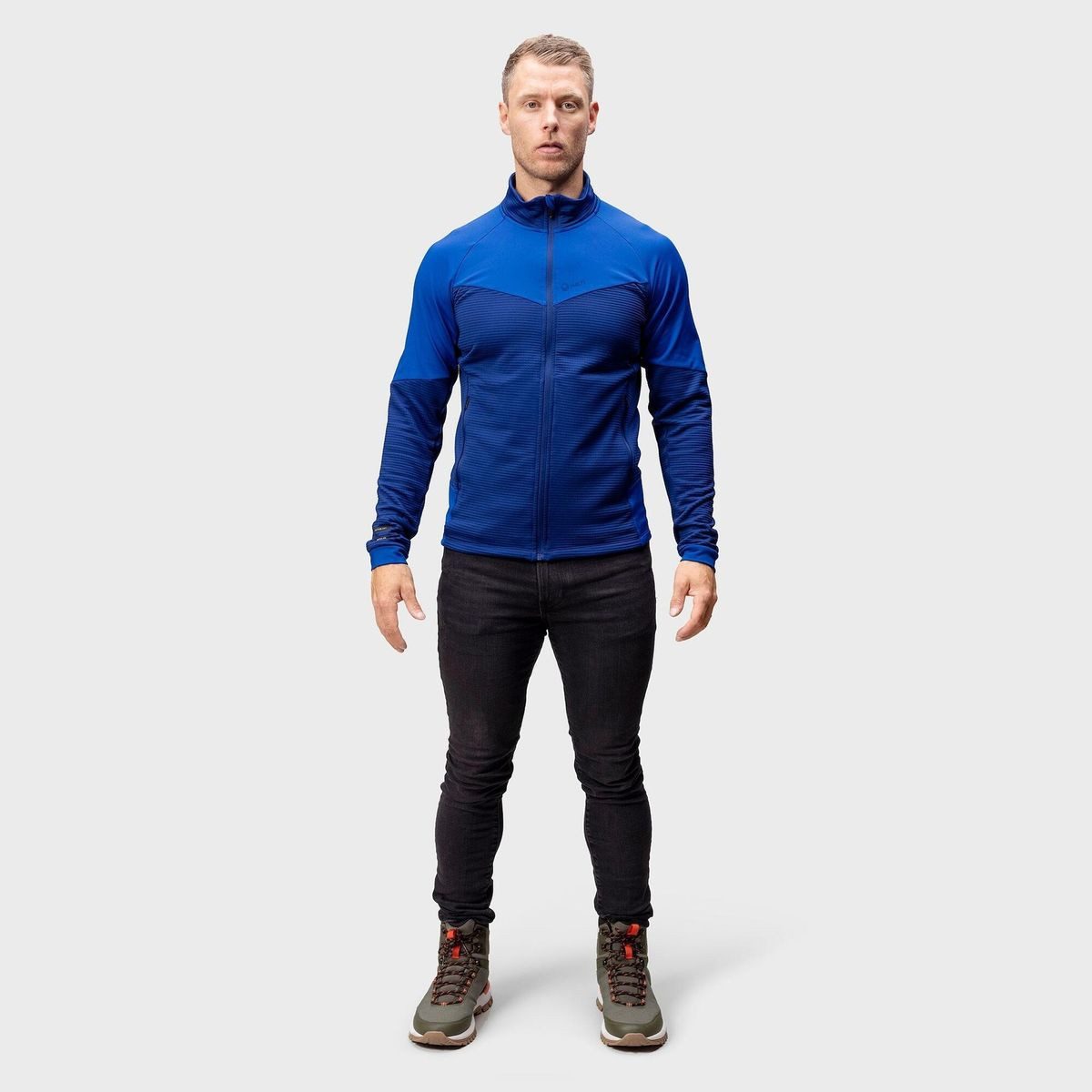 HALTI Fleecejacke Heatgrid M Layer Jacket Leichte und technische Jacke für Wärme und Bewegungsfreiheit bei