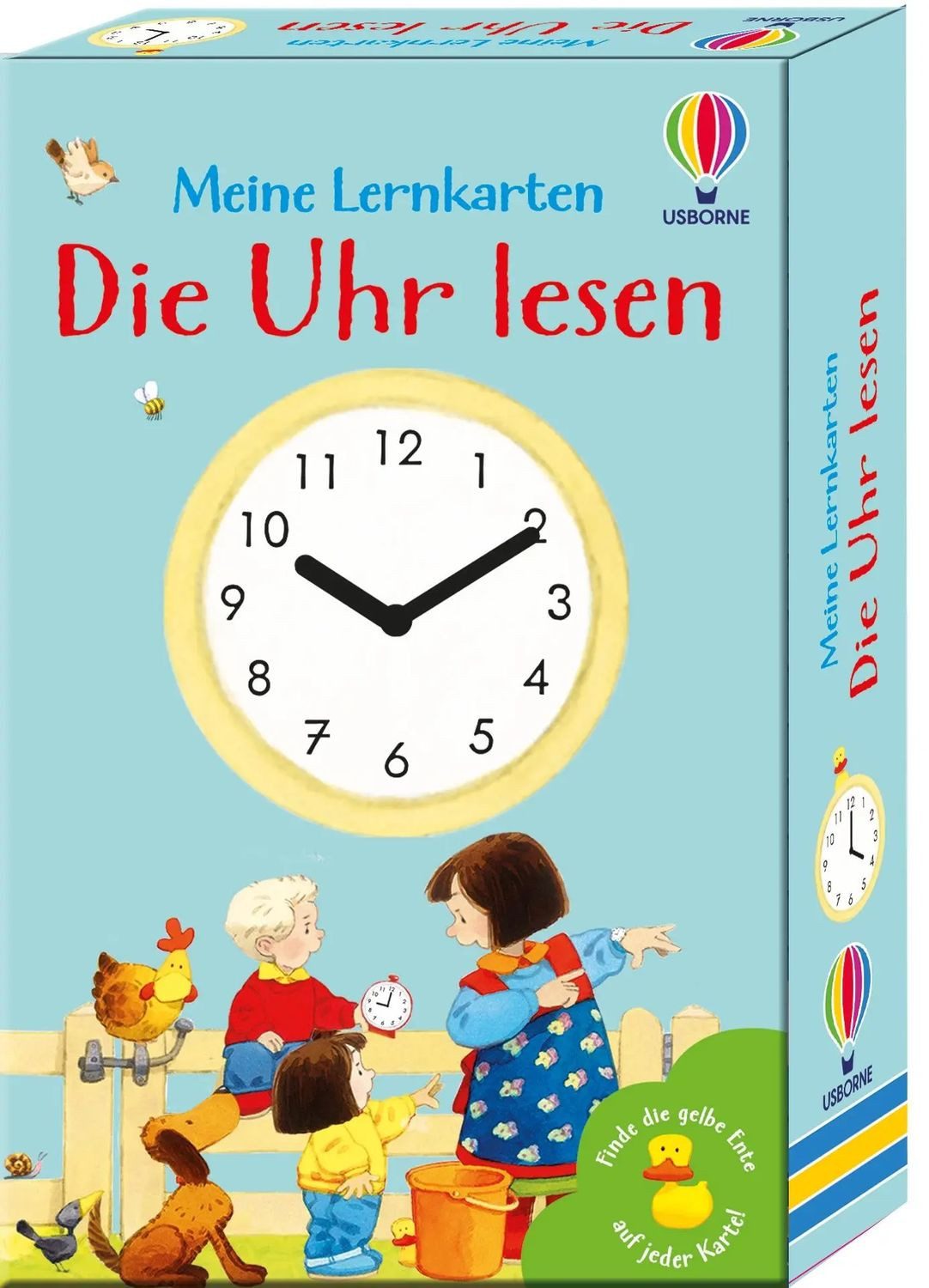 Usborne Verlag Spiel Meine Lernkarten - Die Uhr lesen