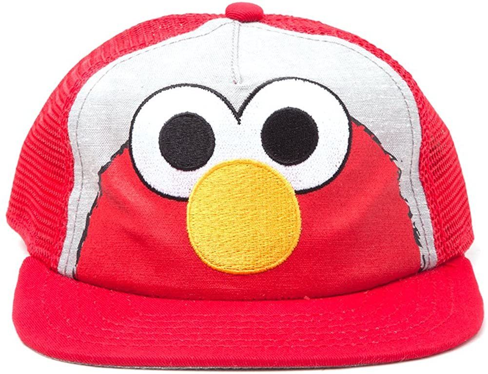 Baseball Cap SESAMSTRASSE Baseballcap Sesamestreet Sesame Street Elmo Cap Rot Trucker Kindercap Gr.48