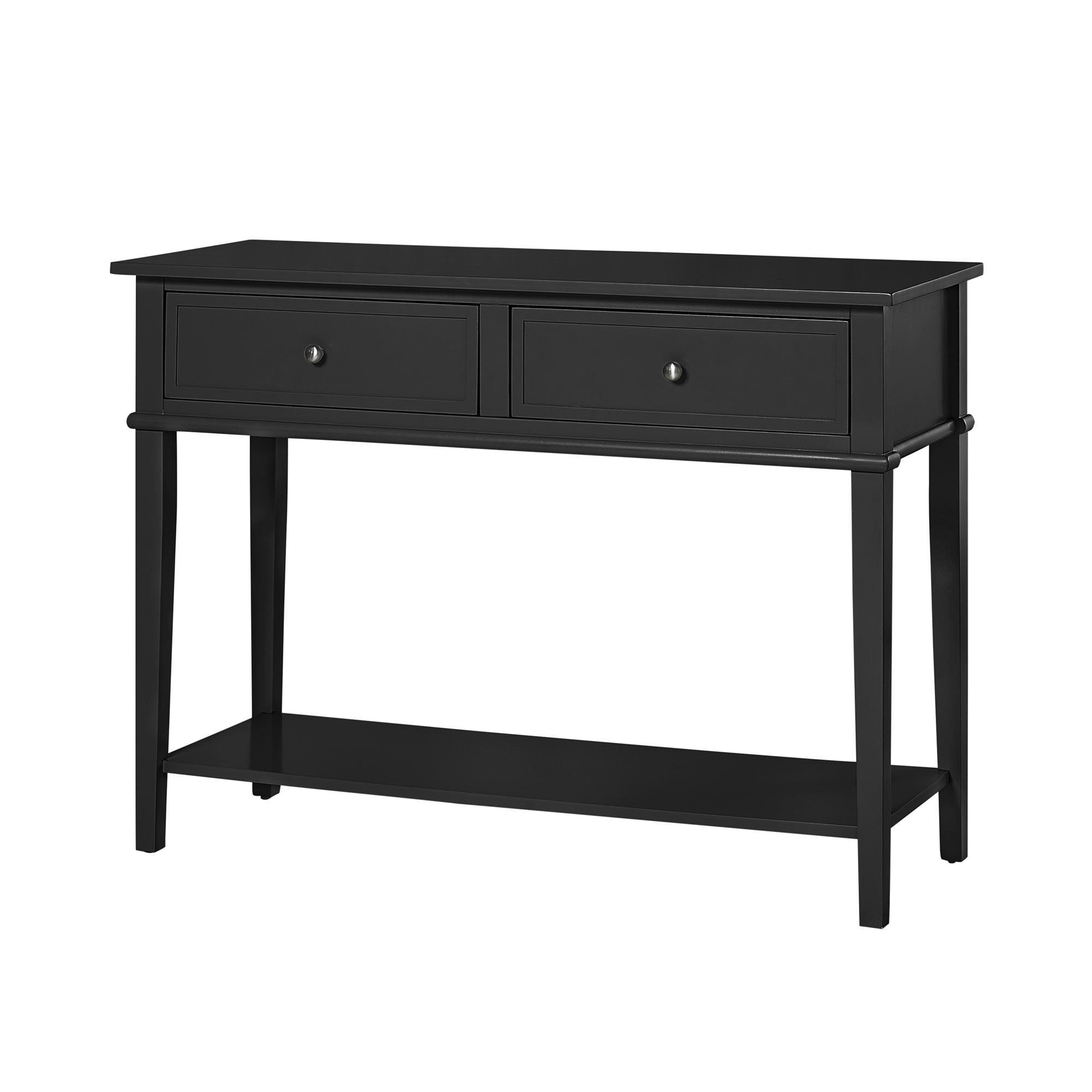 loft24 Konsolentisch Franklin, Ablagetisch mit 2 Schubladen, Landhaus, Breite 104 cm