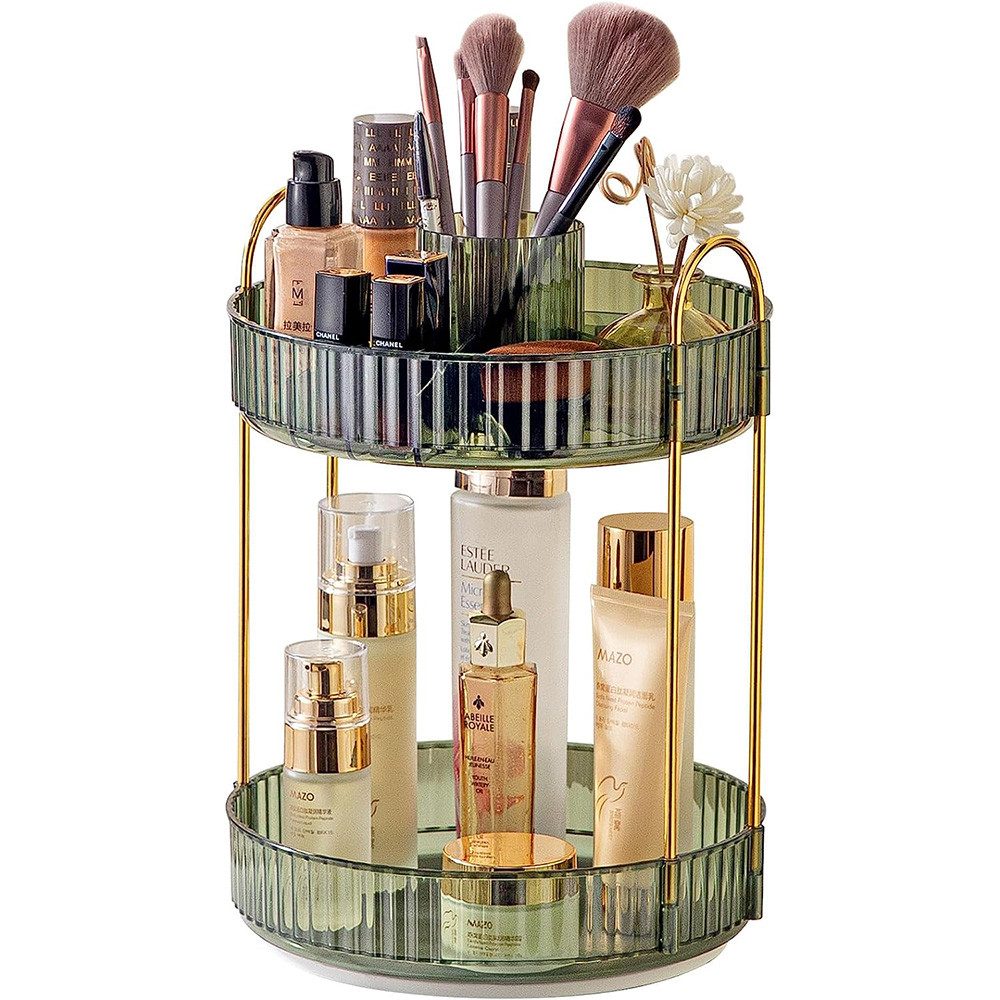 TUWENA Make-Up Organizer Make Up Organizer, 360° drehbare Kosmetikaufbewahrungsbox