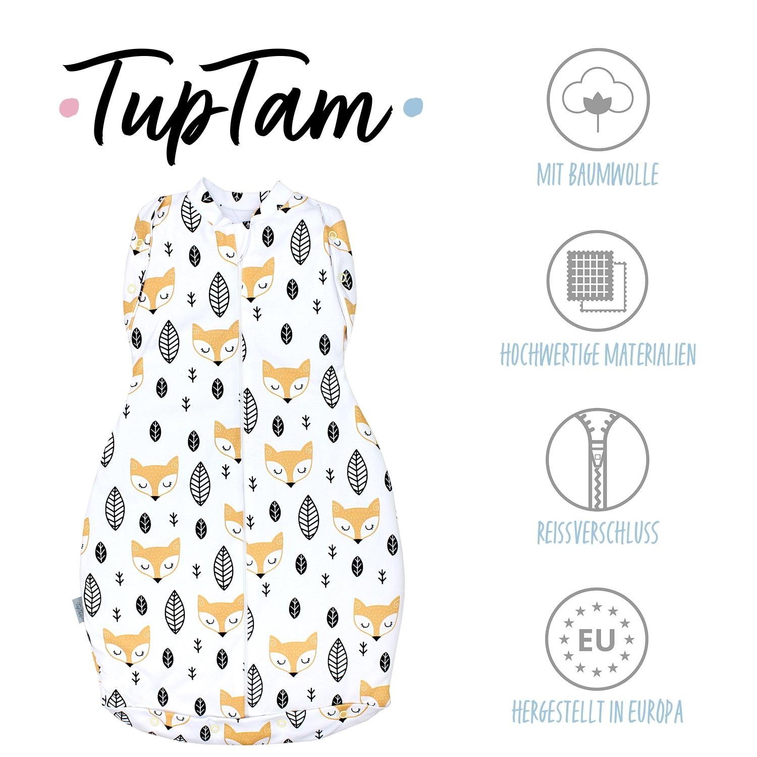 TupTam Pucksack Unisex Baby 2.5 TOG Komfortable Wattierte Pucksack 0-3, 3-6 Monate