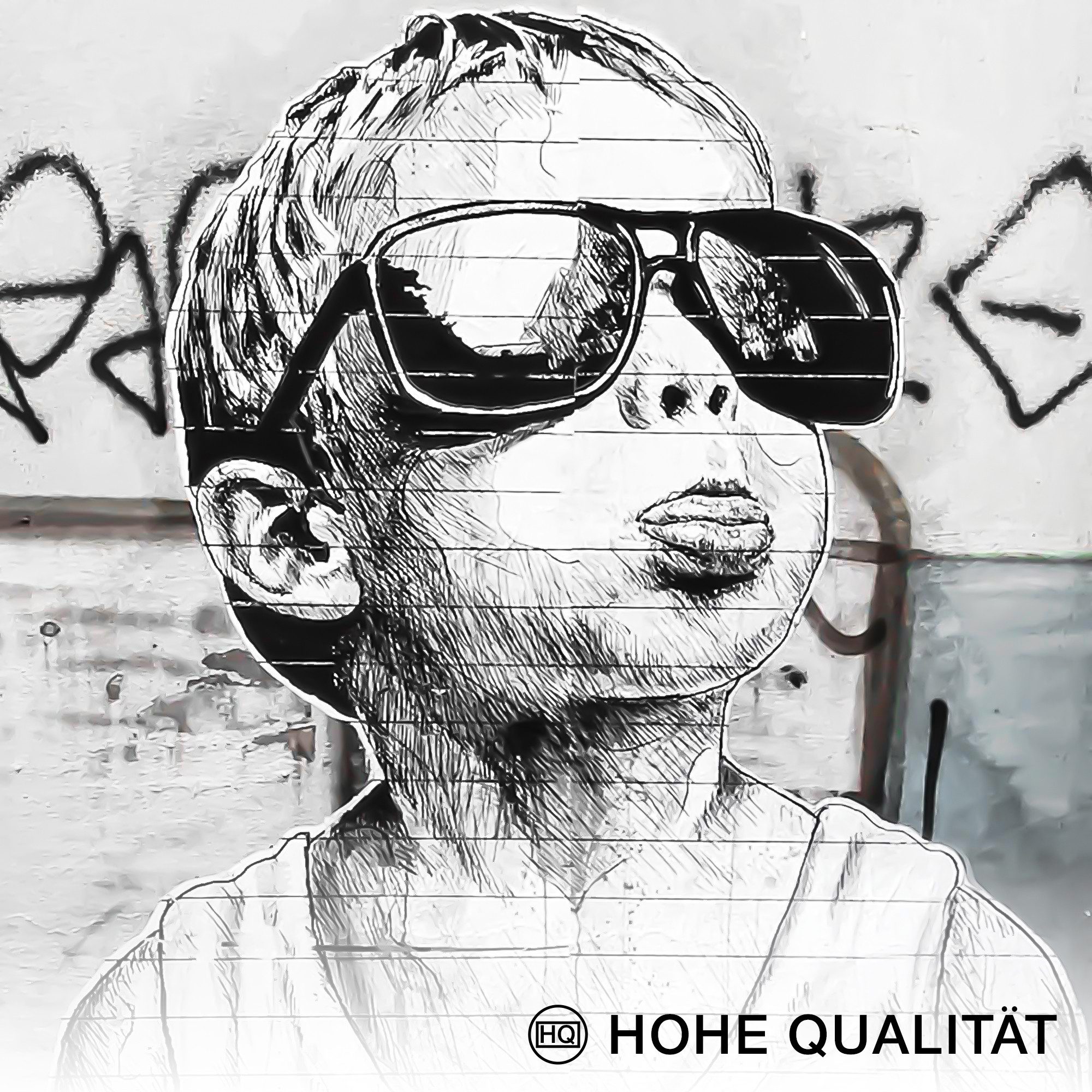Novart Wandbild Wandbilder Banksy Collage Street Art Wohnzimmer Loft, Kinder, ‎