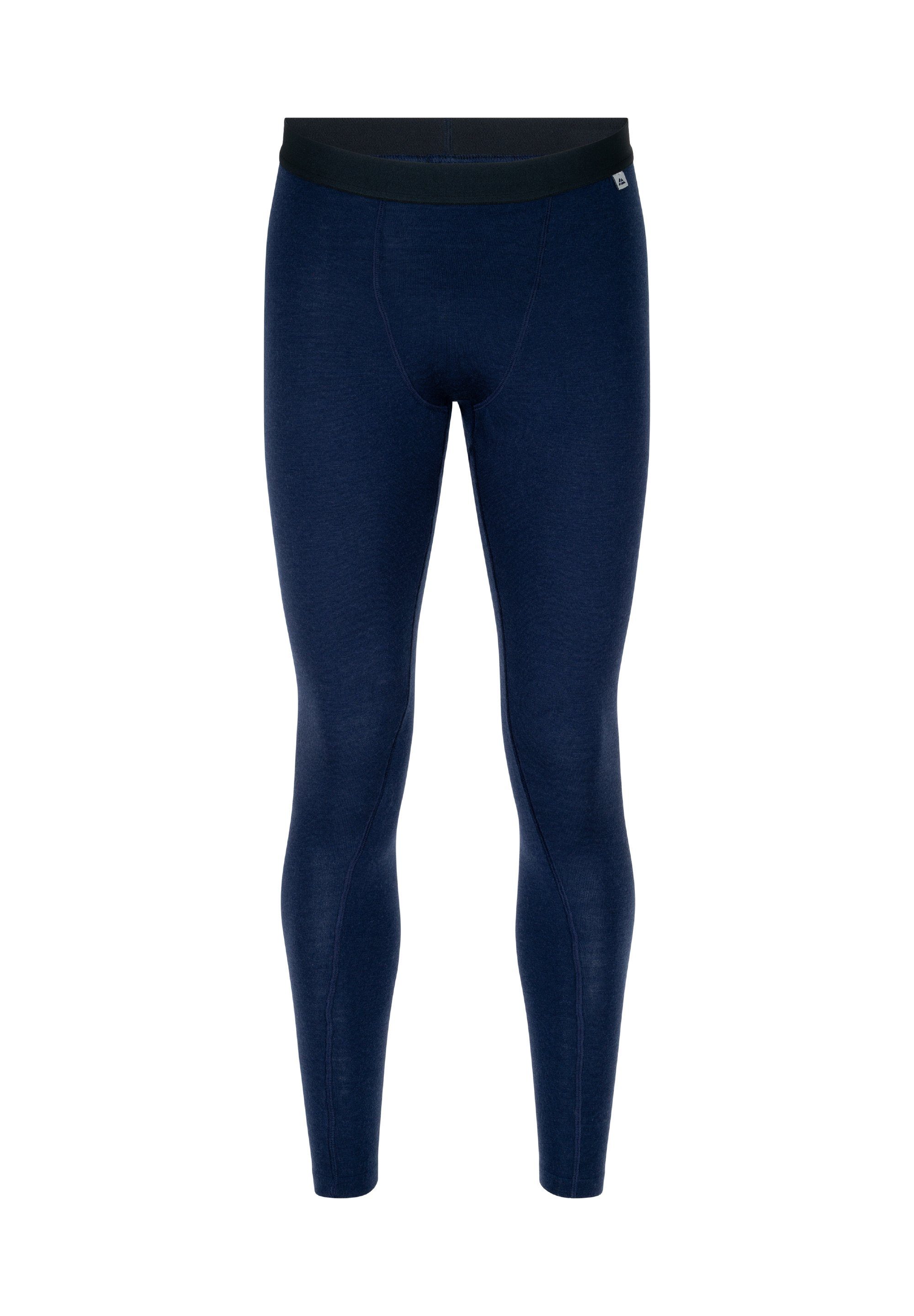 Thermounterhose navy Merino dark Temperaturregulierend DANISH Funktionshose ENDURANCE Herren