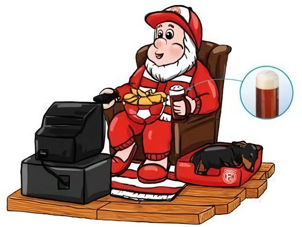 Fortuna Düsseldorf Dekoobjekt Gartenzwerg Sessel