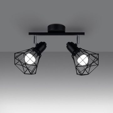 SOLLUX lighting Deckenleuchte ARTEMIS, ohne Leuchtmittel, beweglicher Lampenschirm