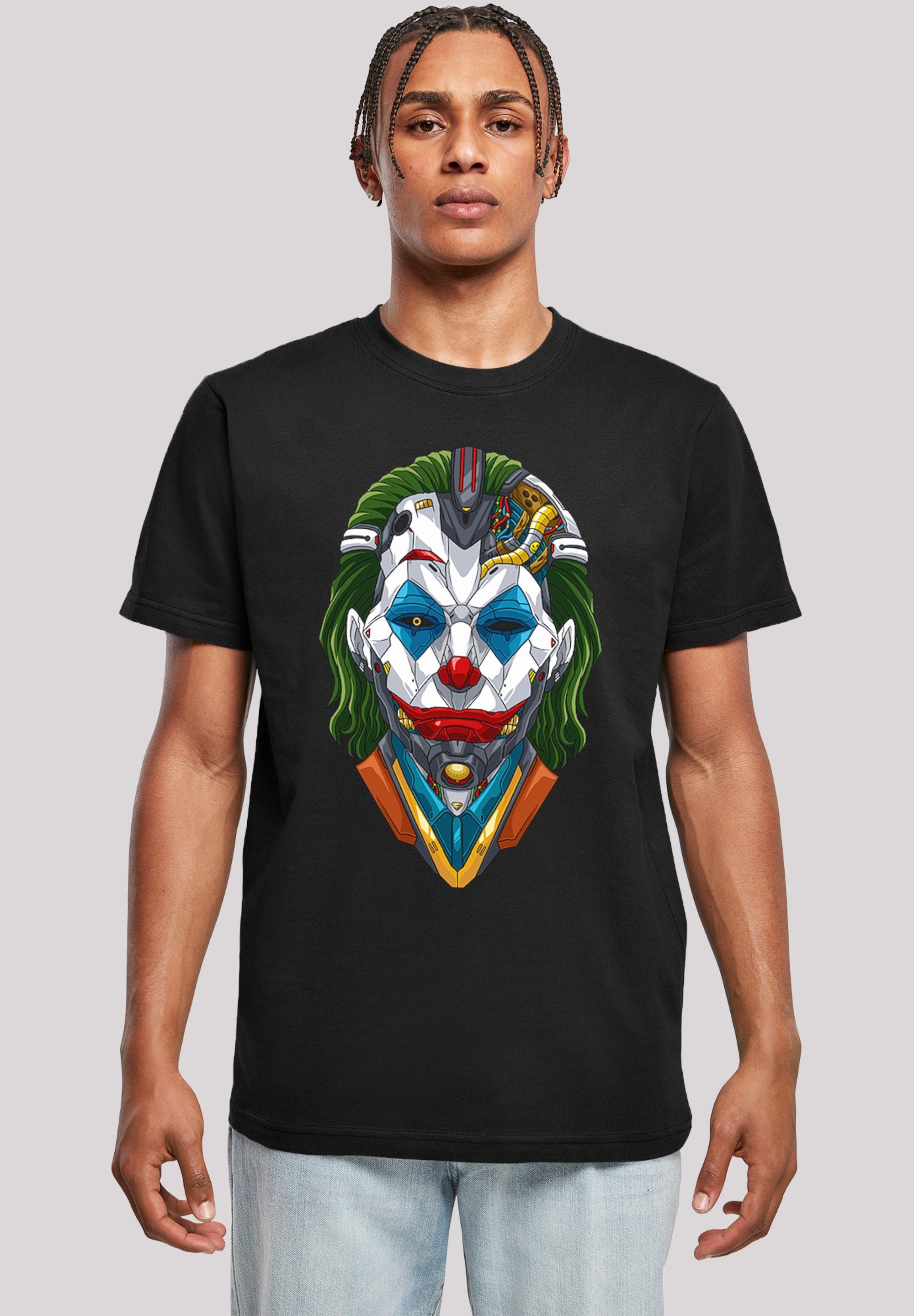F4NT4STIC T-Shirt Cyberpunk Joker Print schwarz
