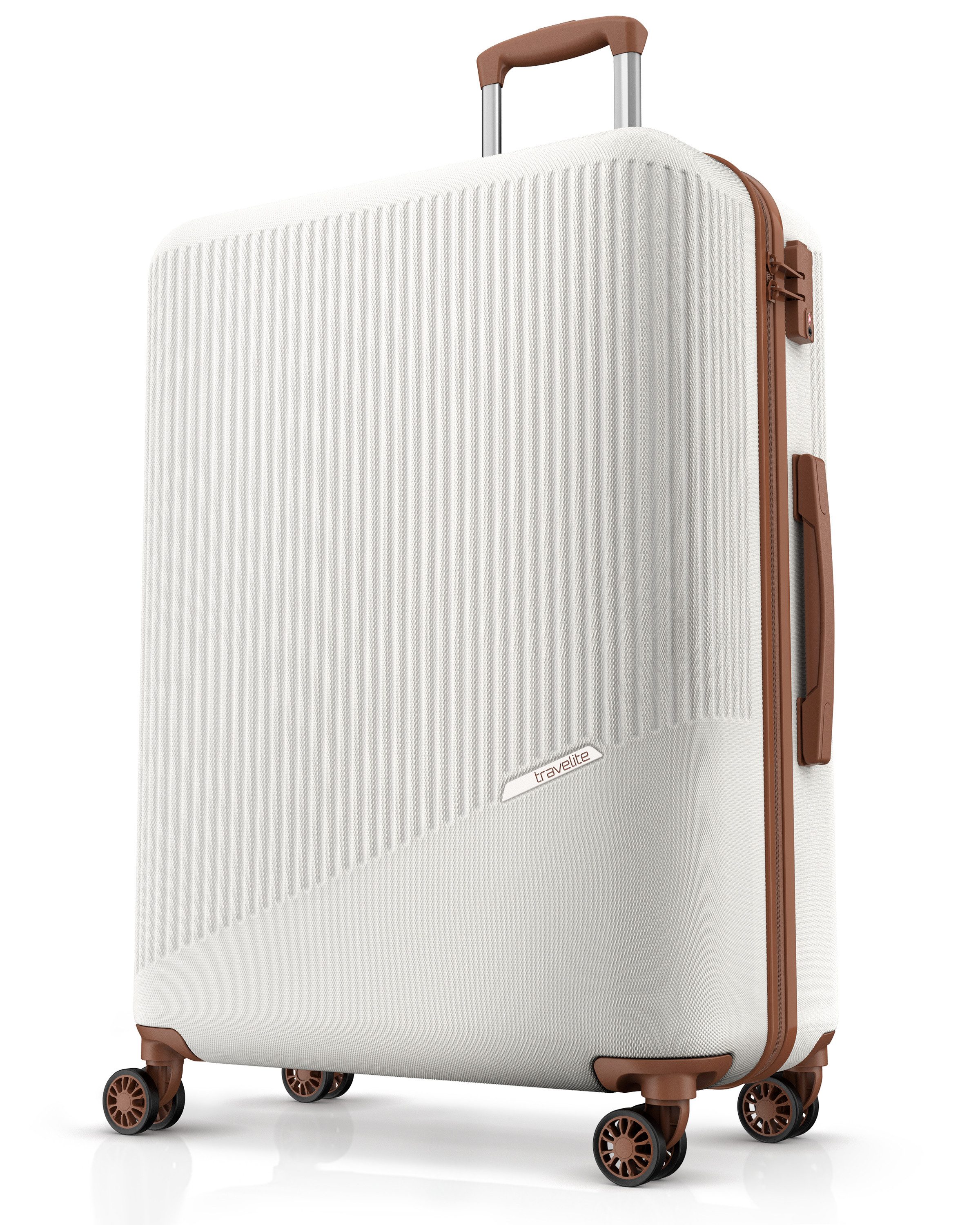travelite Hartschalen-Trolley BALI Reisekoffer Hartschale, 4 Rollen, TSA-Schloss – robustes Reisegepäck