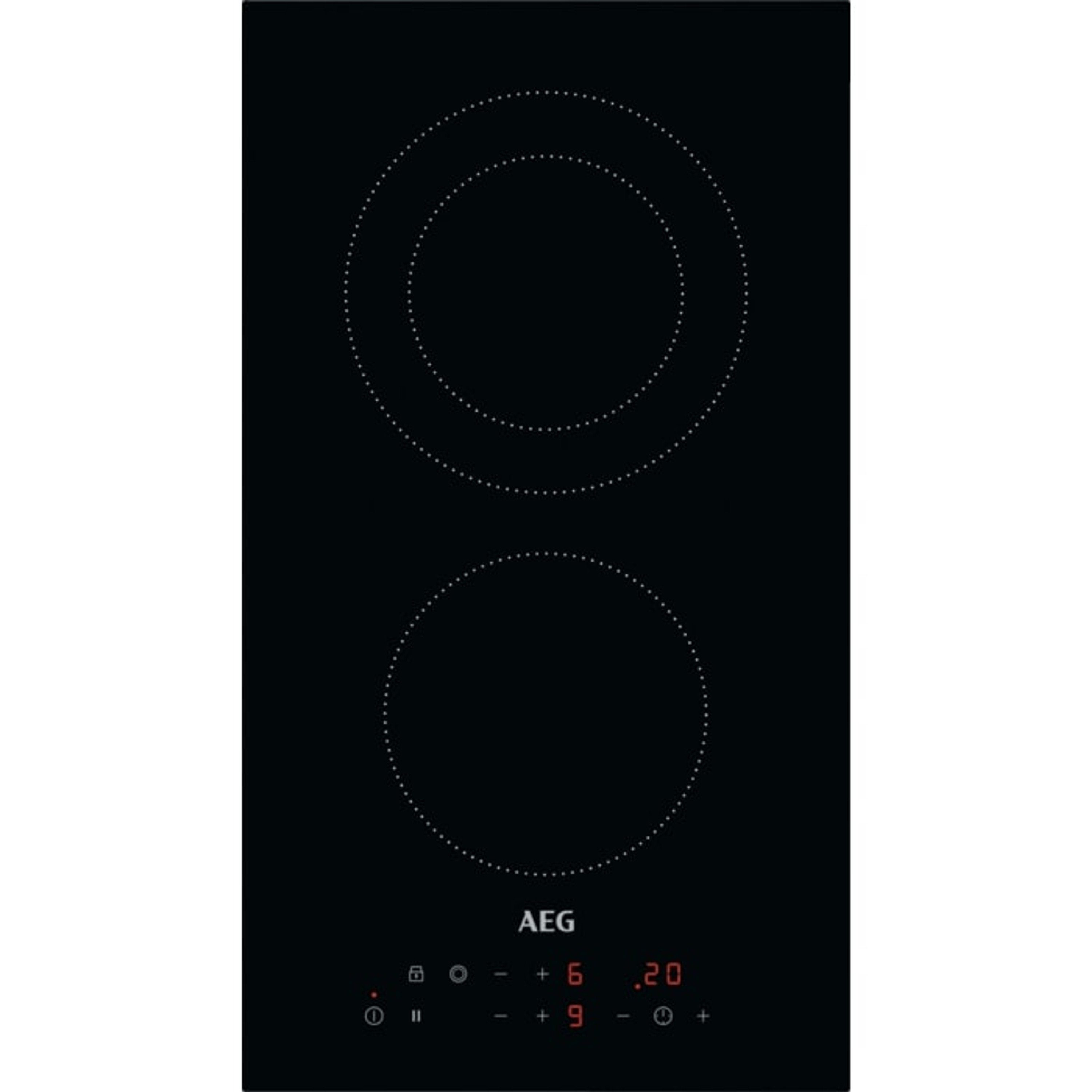 zur Induktion,Timer,Tastensperre HRB32310CB Elektro-Kochfeld CERAN® Einstellungen HRB32310CB, der AEG Sicherung von SCHOTT