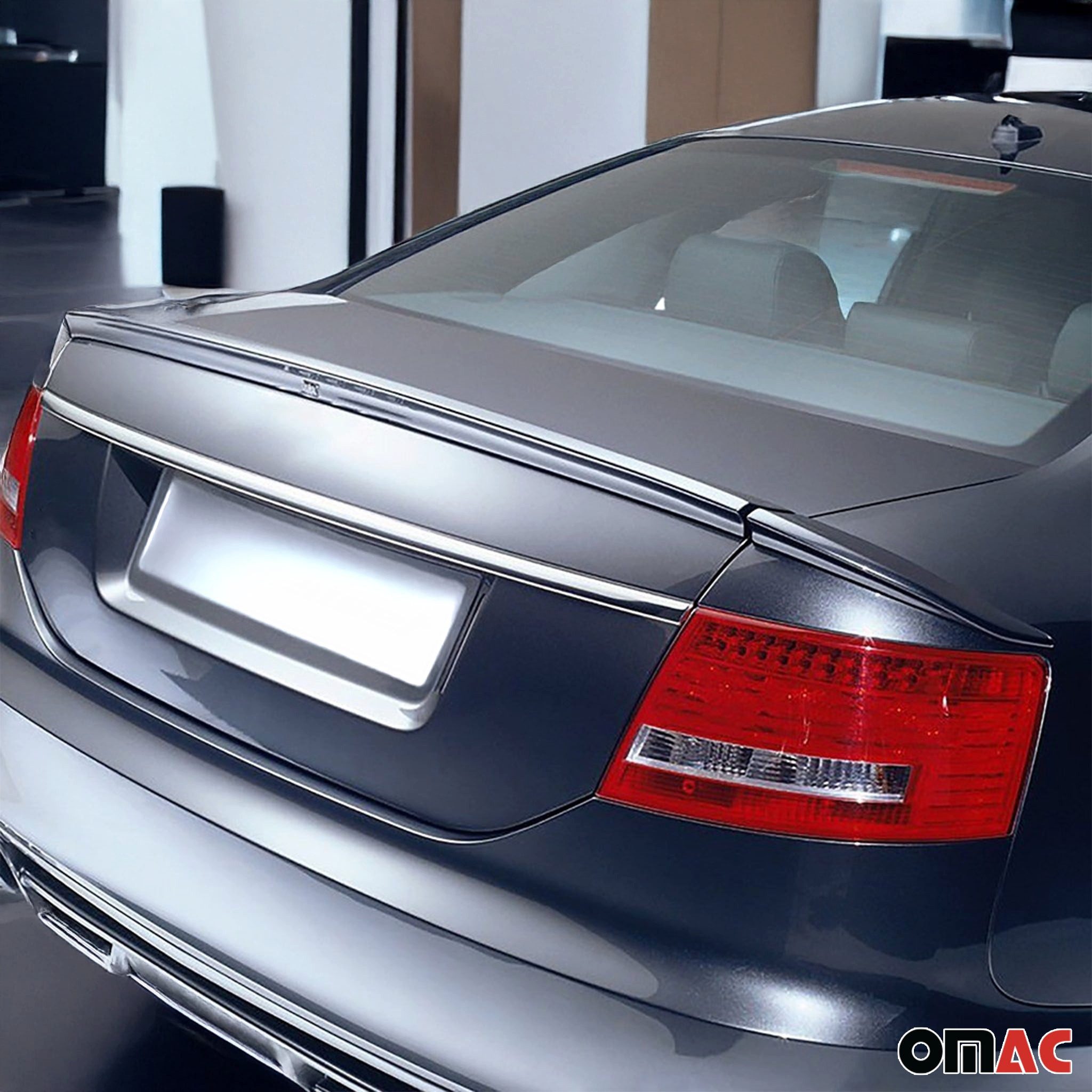 OMAC Heckstoßstange Heckspoiler Dachspoiler für Audi A6 C5 Stufenheck 1997-2004, 1-St.