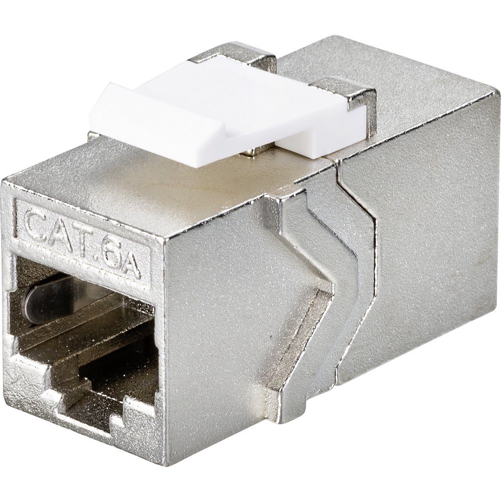 Renkforce RJ45 Netzwerk Adapter CAT 6a [1x RJ45-Buchse - 1x RJ45-Buchs Adapter
