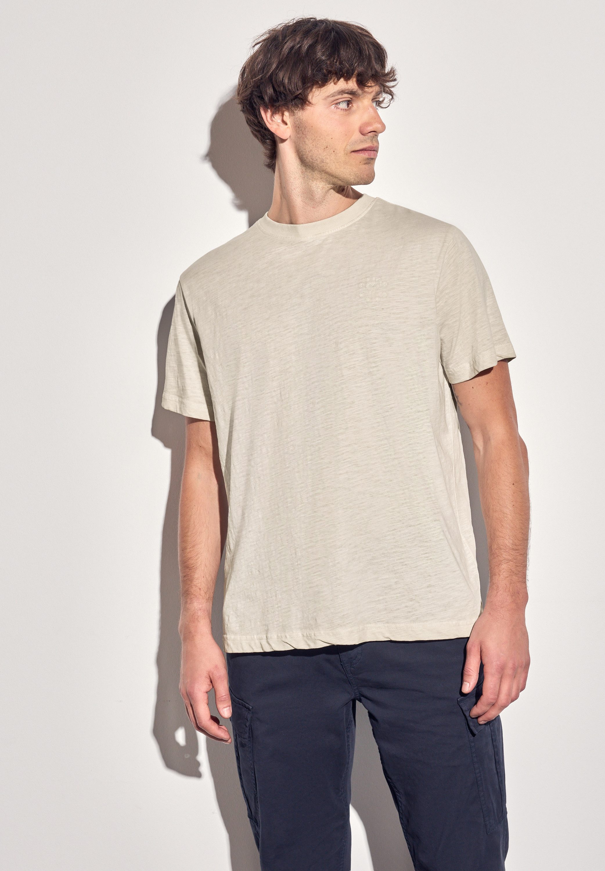 STREET ONE MEN T-Shirt aus reiner günstig online kaufen