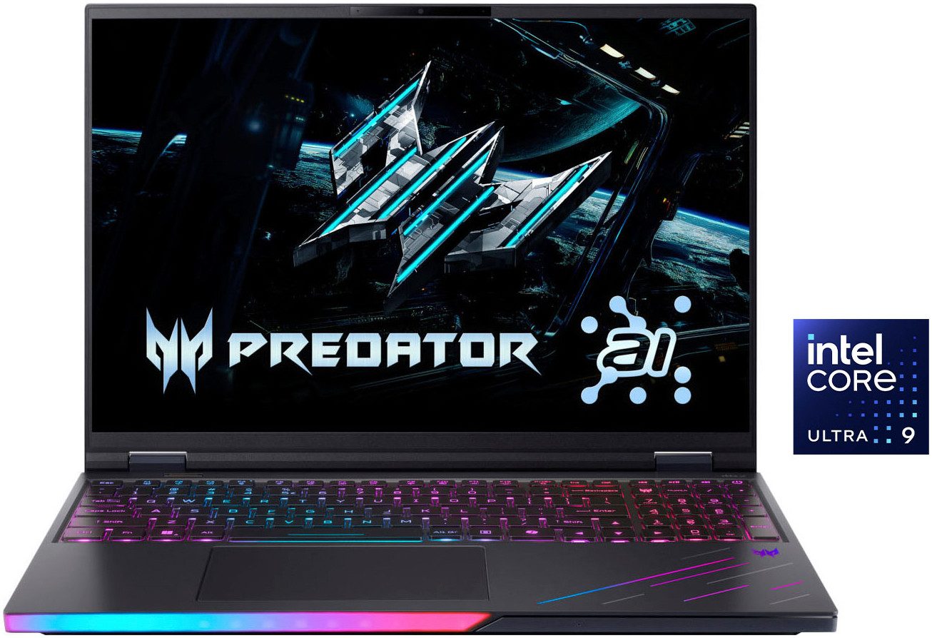Acer PH16-73-909A Gaming-Notebook (40,64 cm/16 Zoll, Intel Core Ultra 9 275HX, GeForce® RTX 5090, 32 GB, 1000 GB SSD)