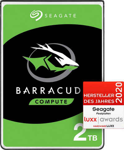 Seagate BarraCuda Mobile HDD-Festplatte (2 TB) 2,5" 140 MB/S Lesegeschwindigkeit, Bulk