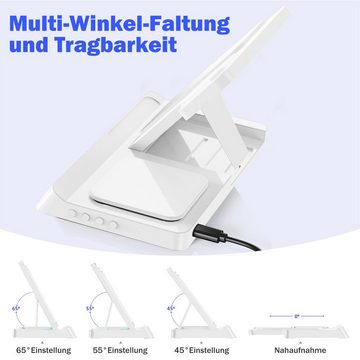 JOEAIS Ladestation 4 in 1 Induktive Ladegerät Kabellose Wireless Charger Induktions-Ladegerät (Wireless Charger, Induktive Ladestation, 18W Handy Charging Station)